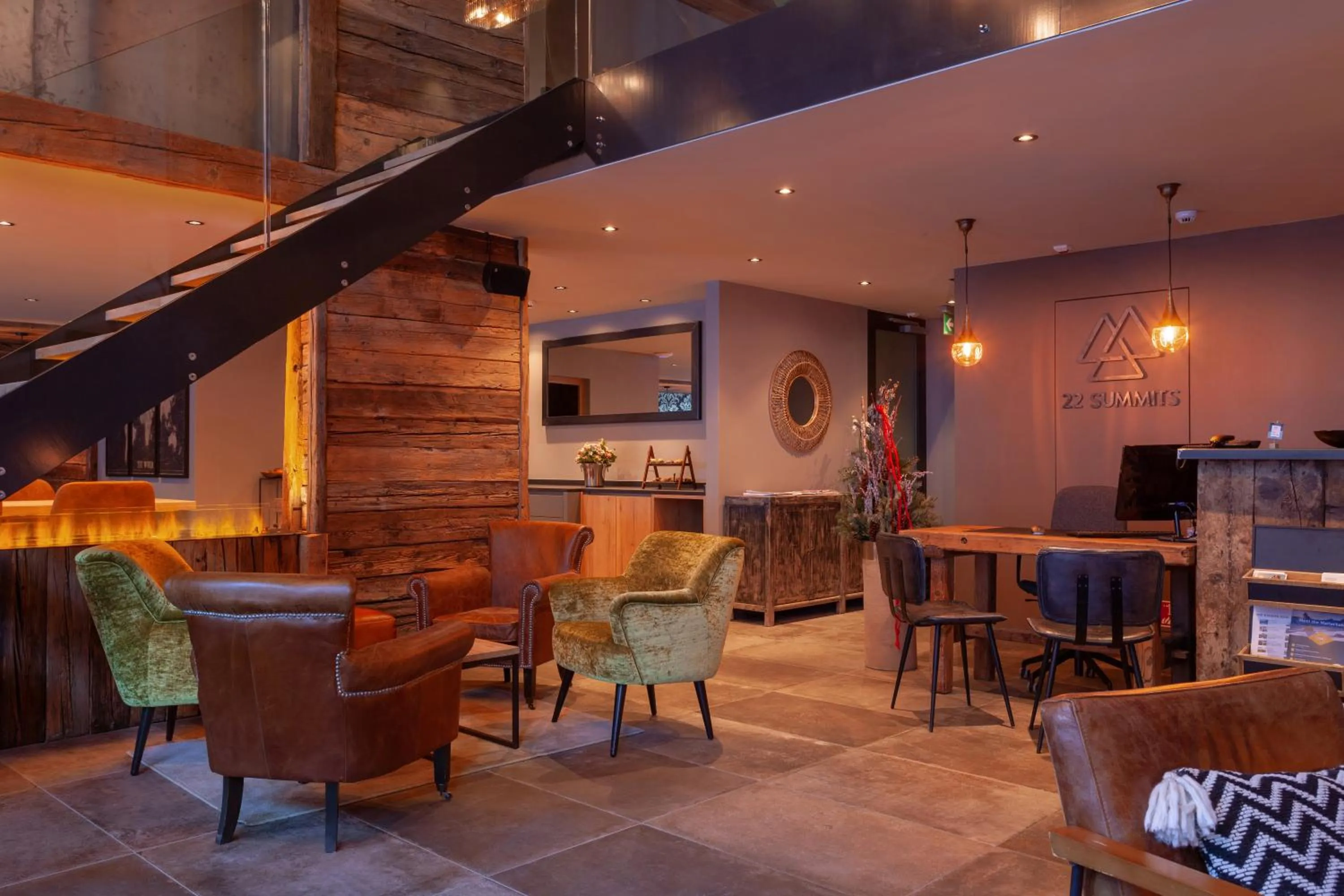 Living room in 22 Summits Boutique Hotel