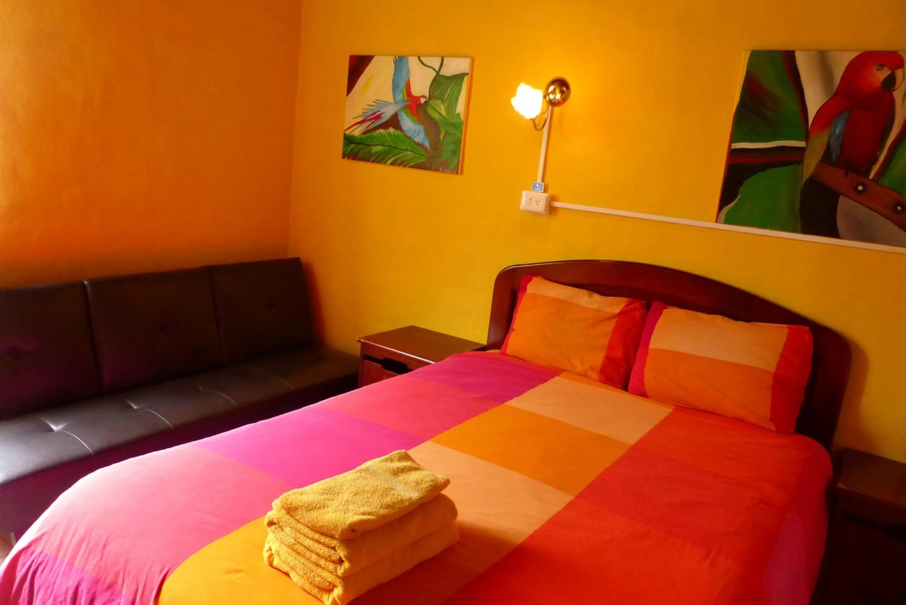 Bed in La Casa Amarilla