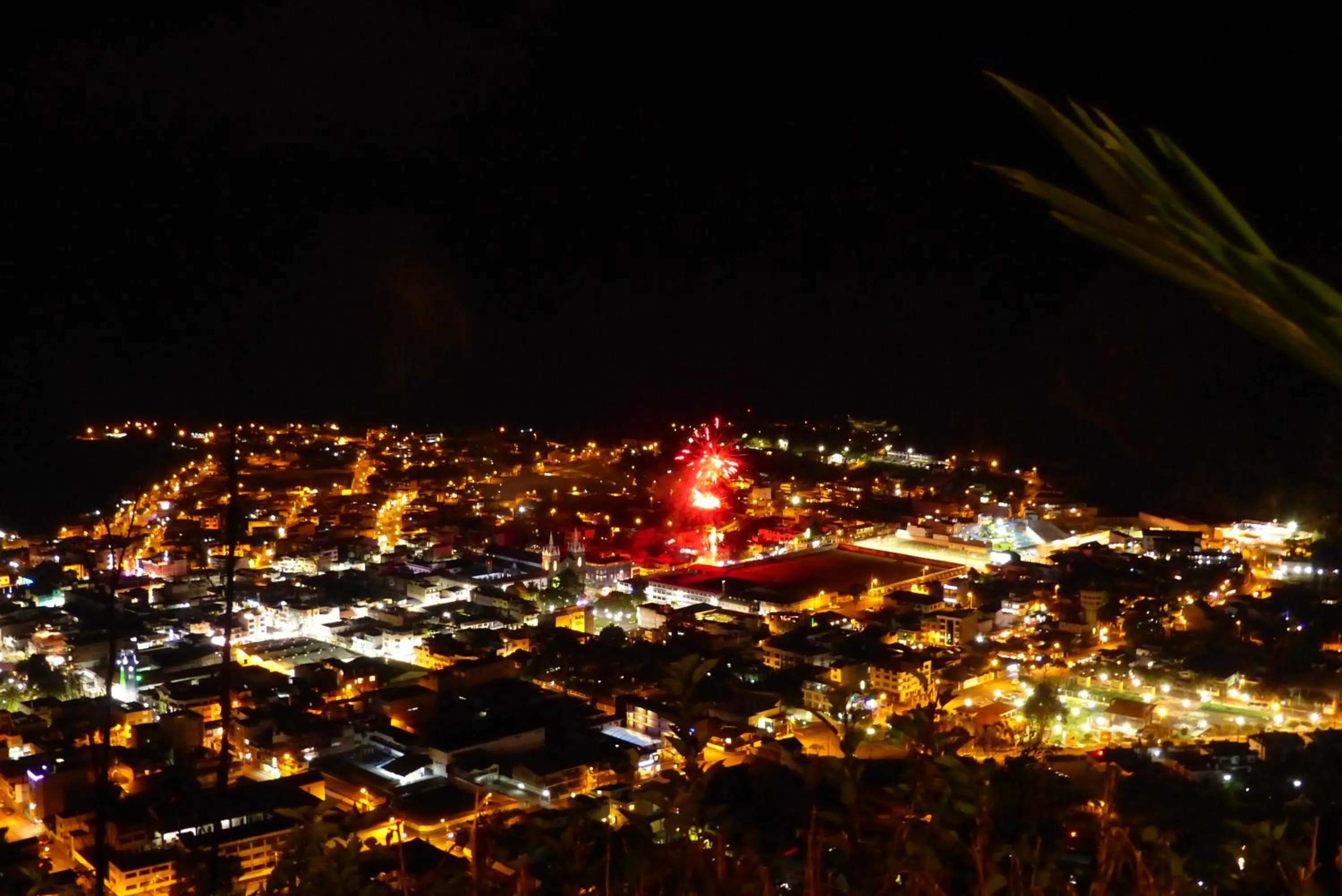 City view in La Casa Amarilla