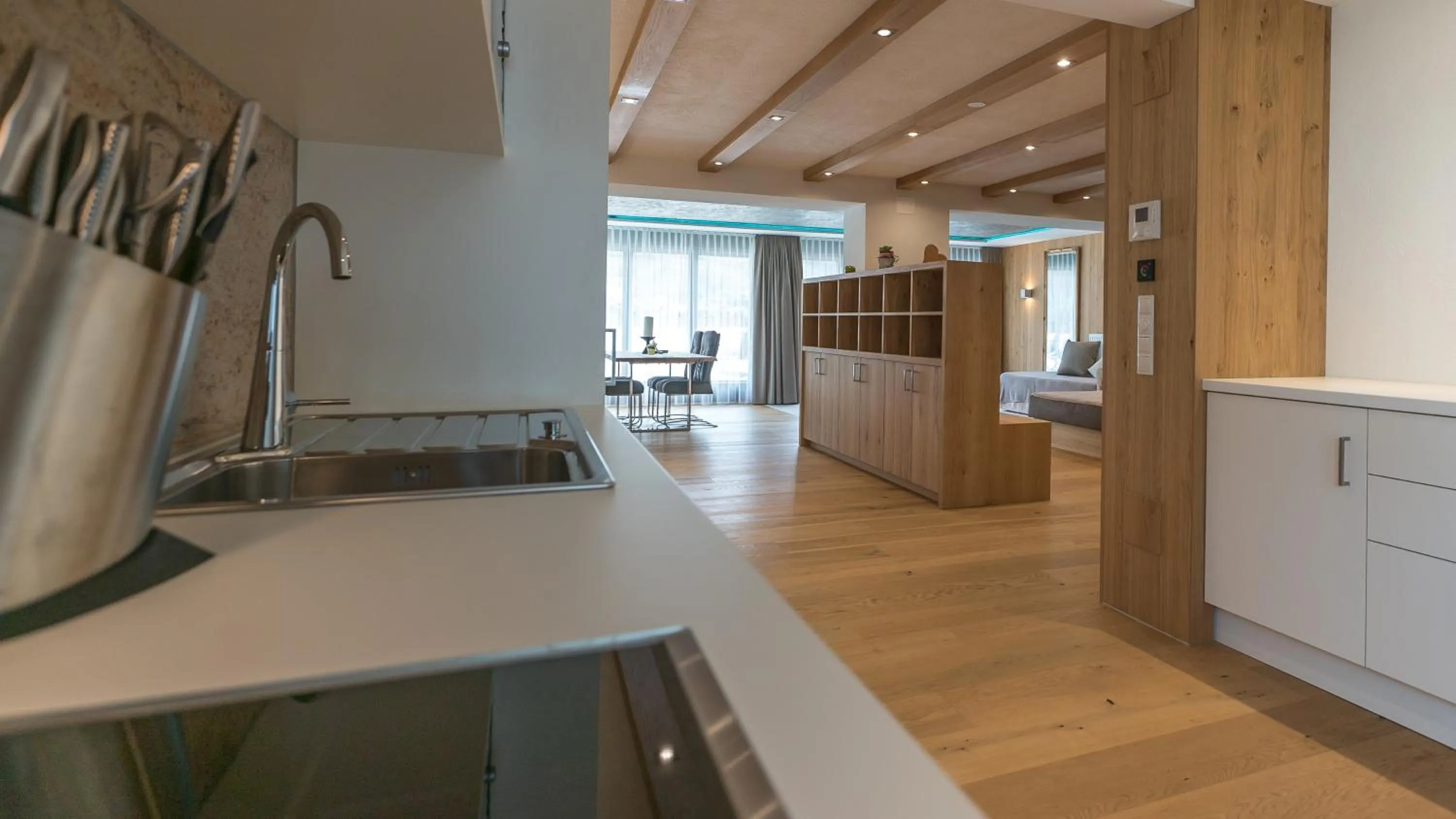 Kitchen or kitchenette in Wellnesshotel Mein Almhof Superior