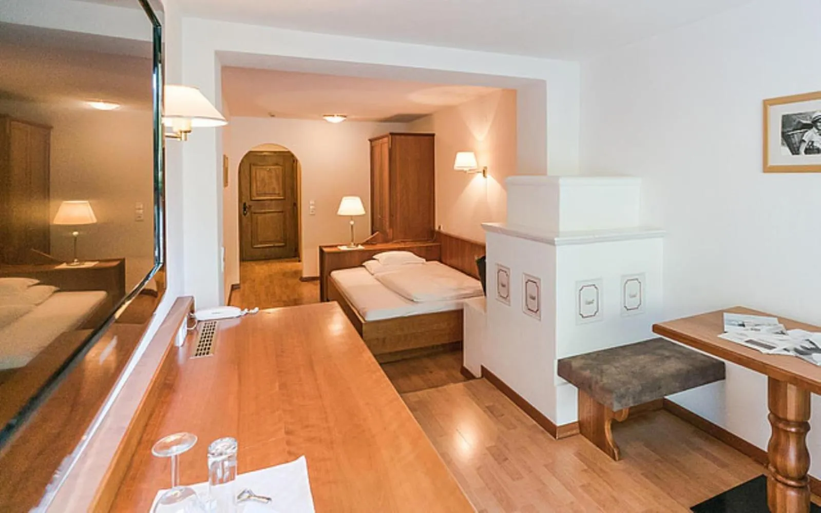 Photo of the whole room, Bed in Wellnesshotel Mein Almhof Superior