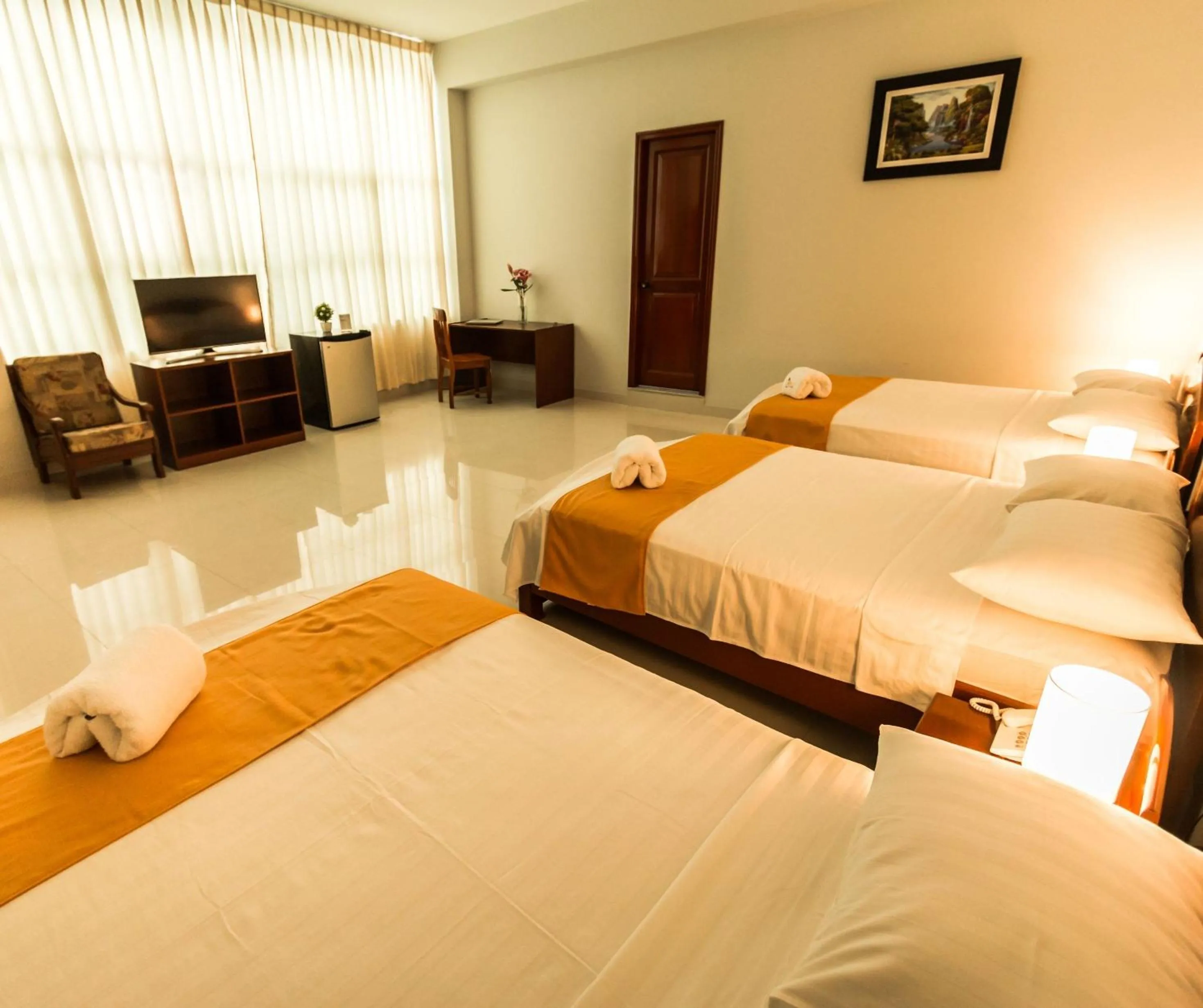 Bed in Cumbaza Hotel & Convenciones