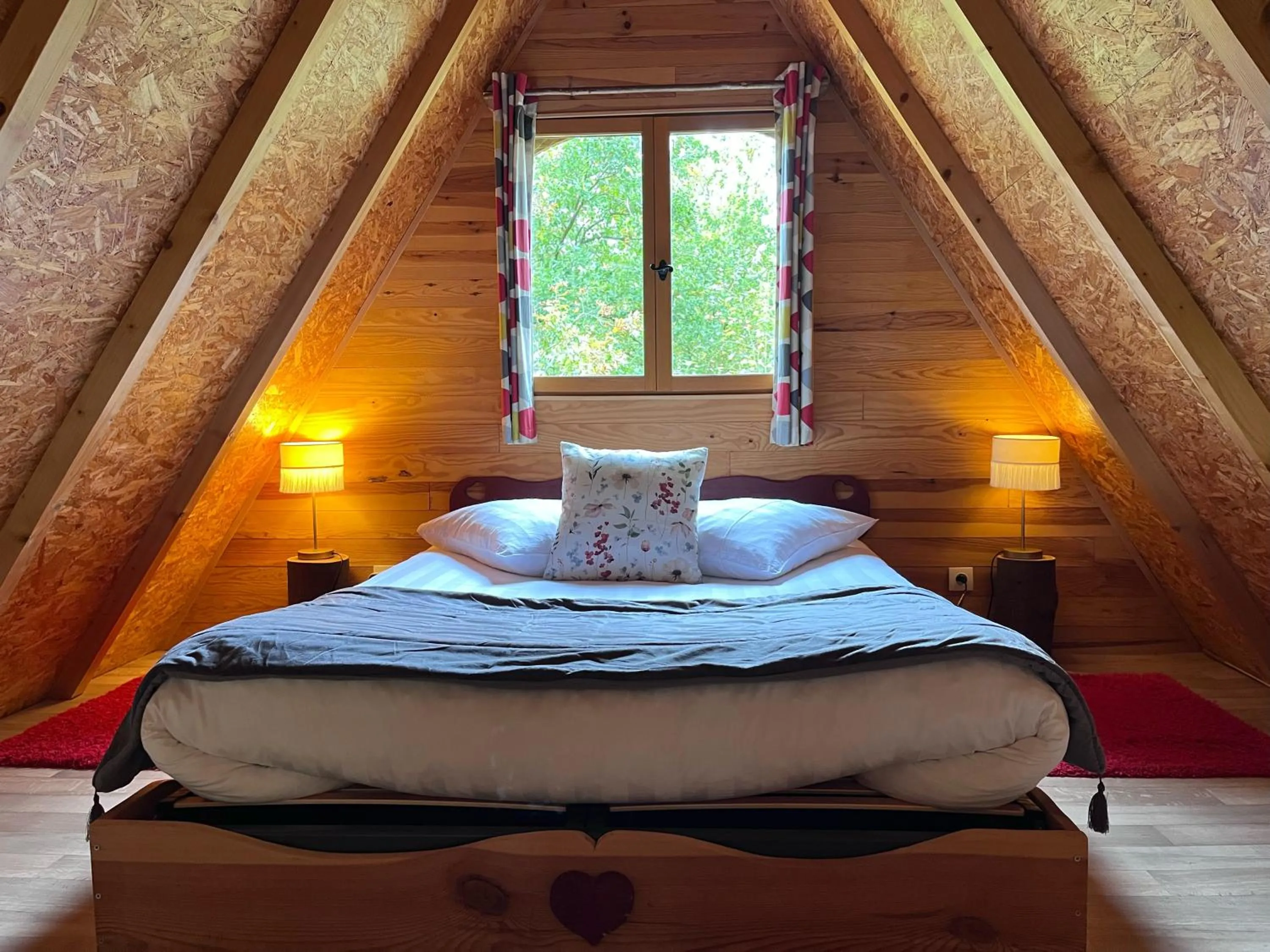 Bedroom, Bed in Le Nid Dans Les Bruyères