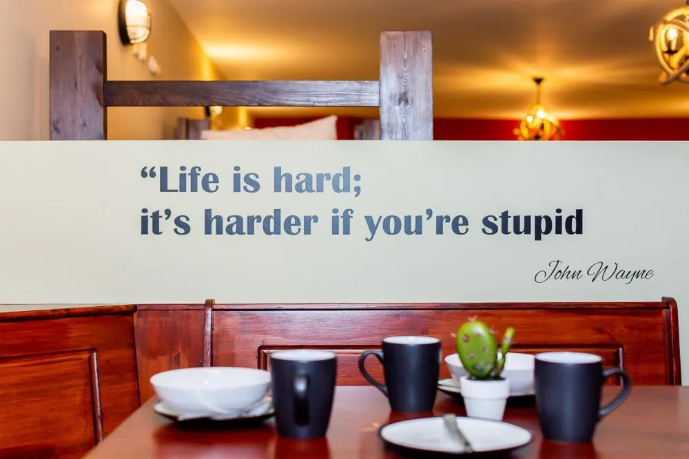 Dining area in Honeypot House