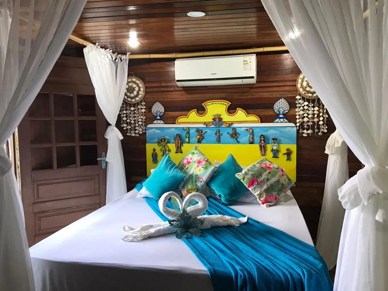 Suite with Pool View in Pousada Alto Astral