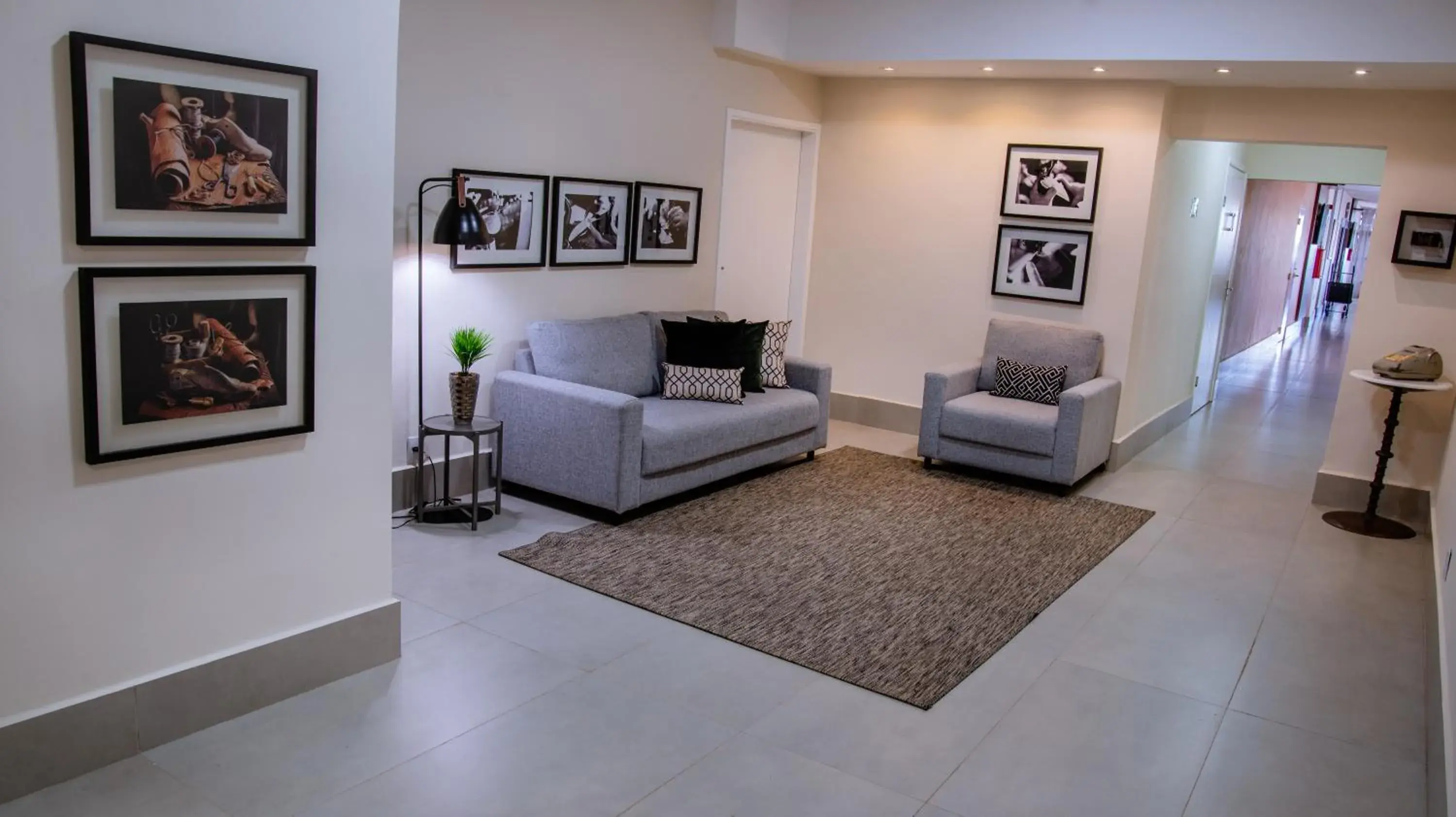 Living room in Imperador Palace Hotel Franca Living room in Imperador Palace Hotel Franca