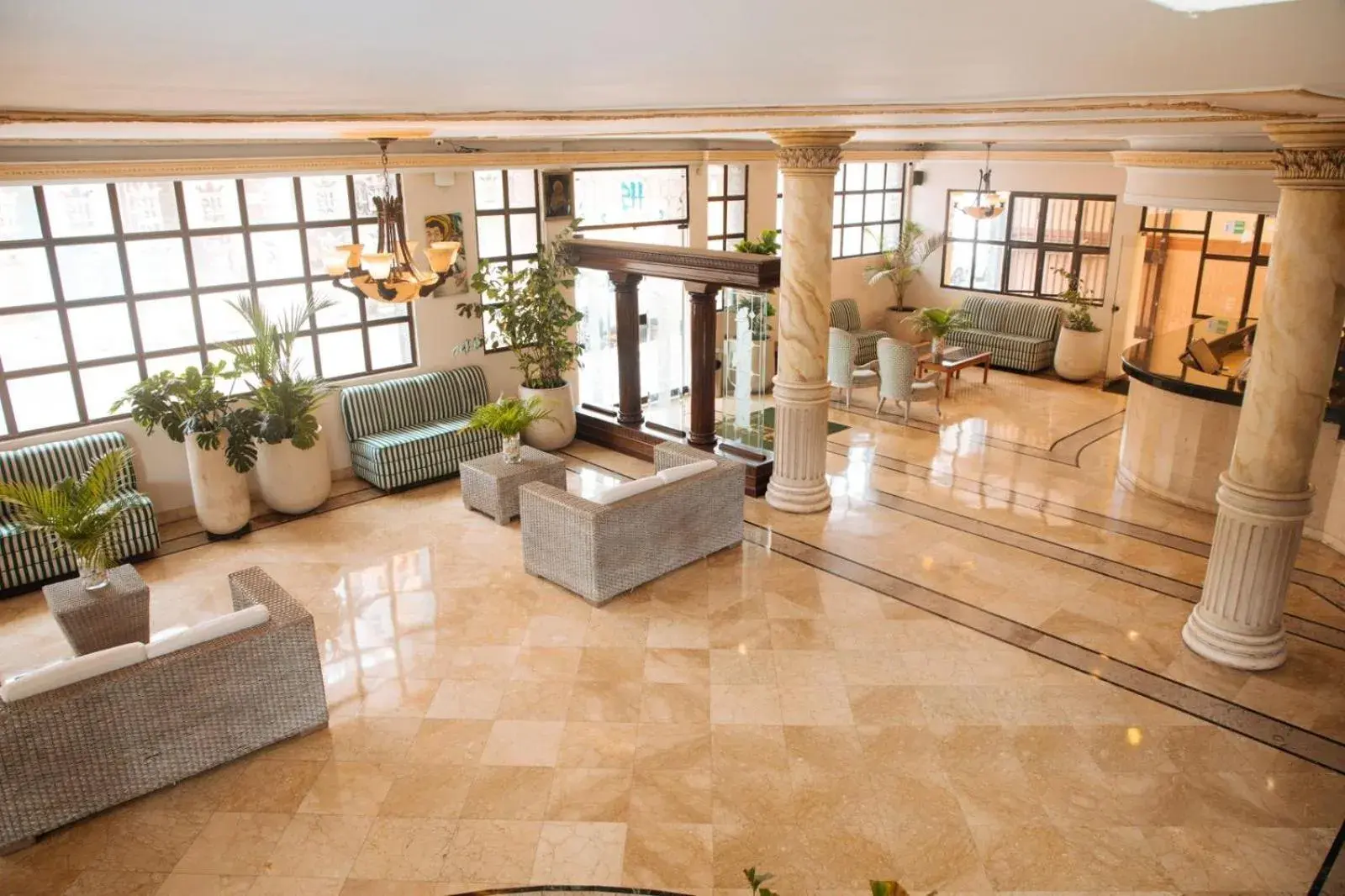 Living room in Hotel Genova Centro Living room in Hotel Genova Centro