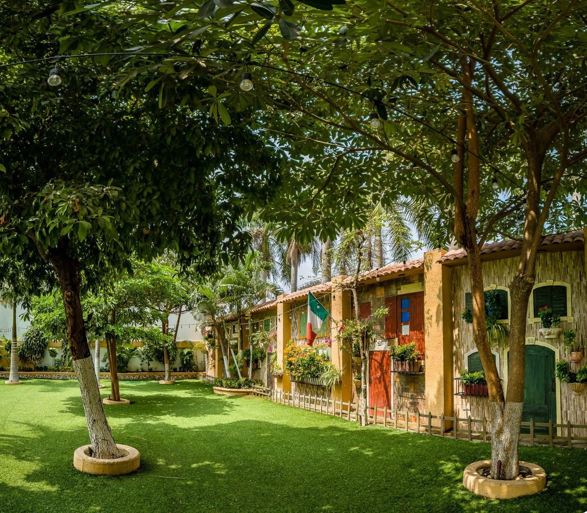 Garden in Hotel Genova Centro