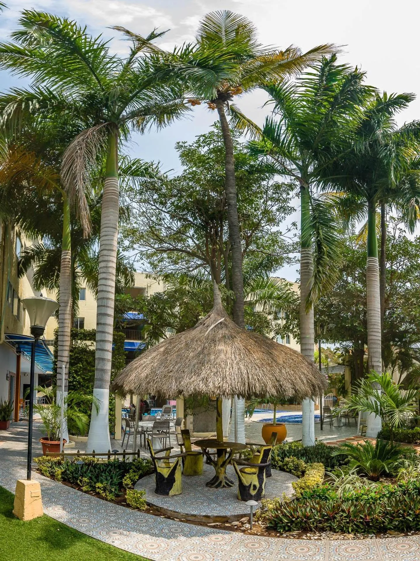 Garden in Hotel Genova Centro