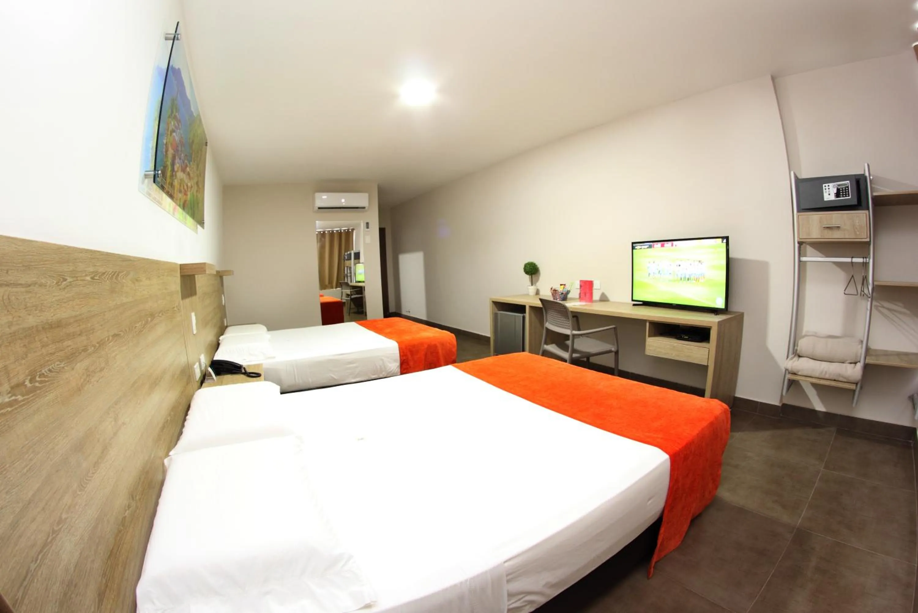 Photo of the whole room, Bed in Hotel Genova Centro