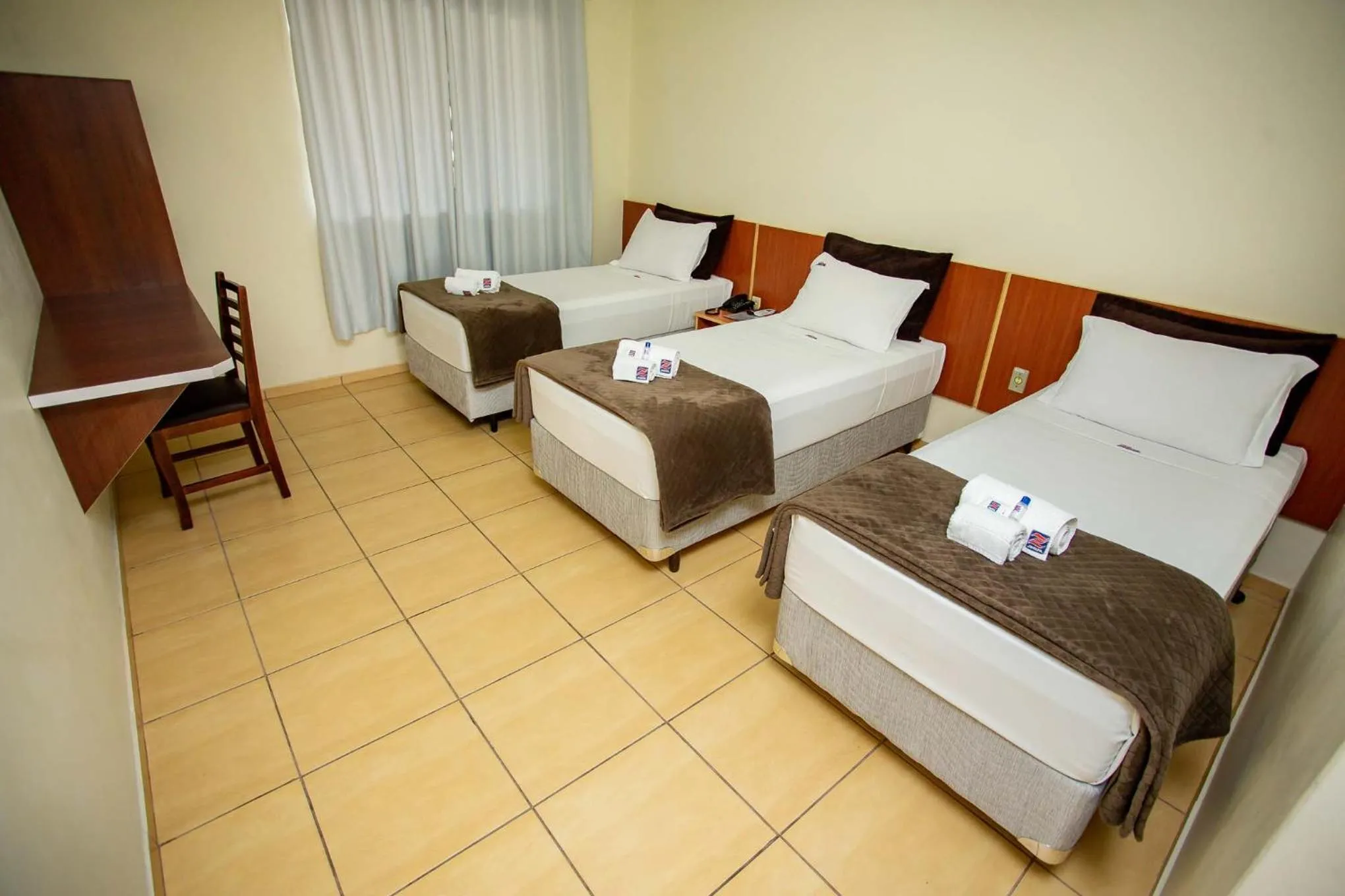 Bed in Hotel Zandoná