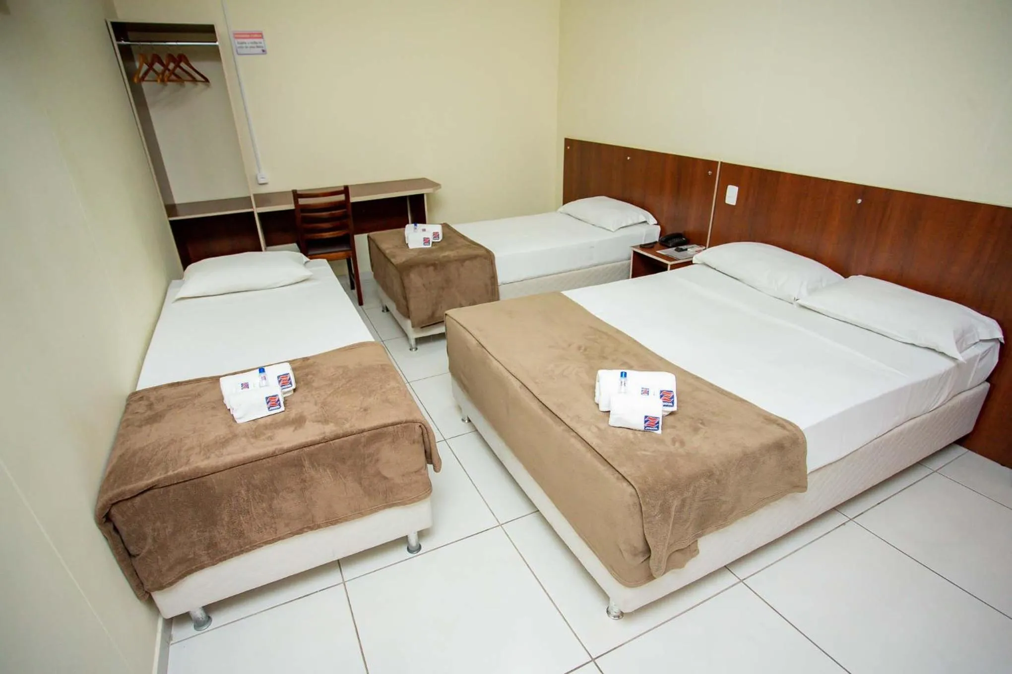 Bed in Hotel Zandoná