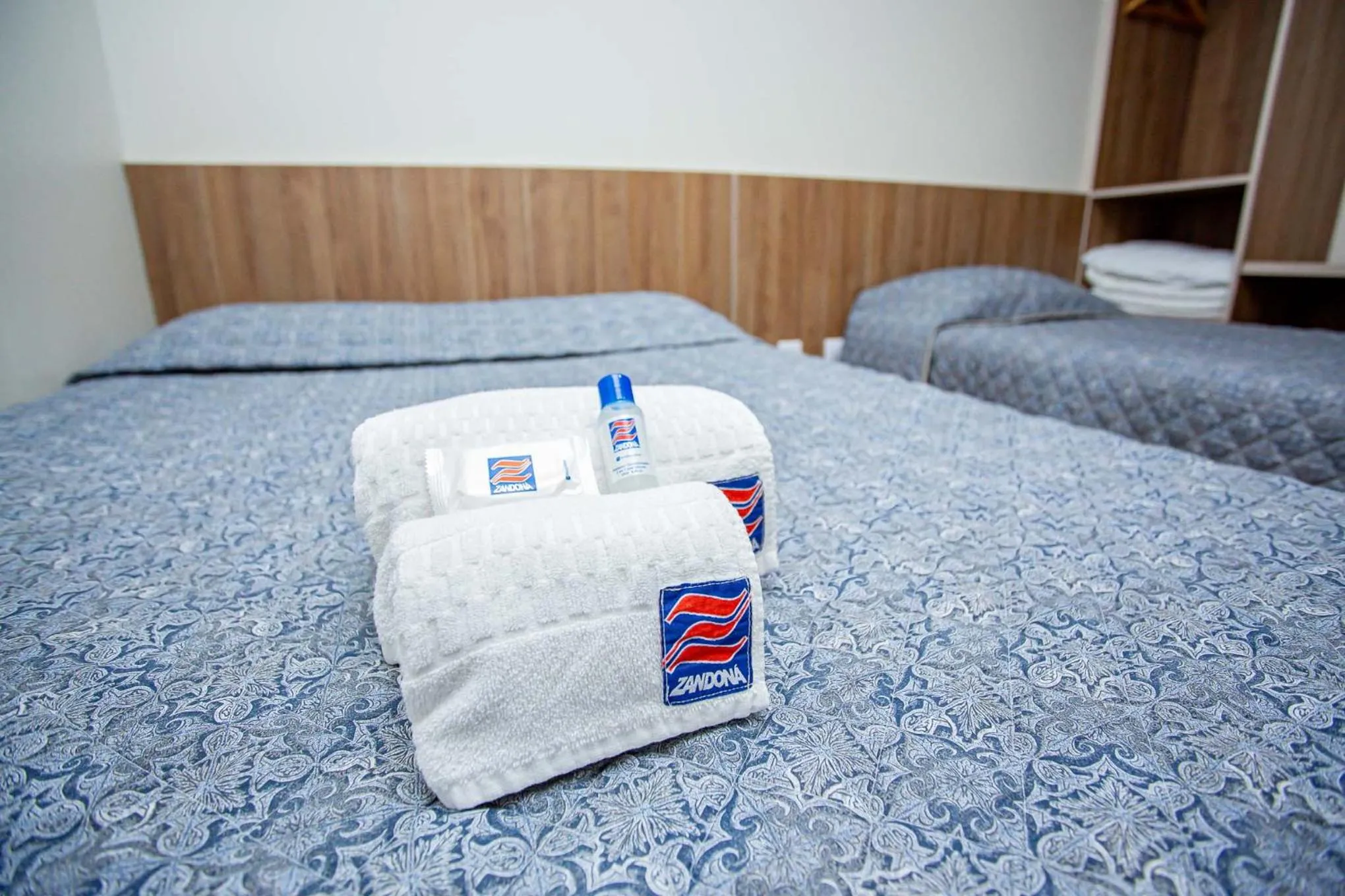 Bed in Hotel Zandoná