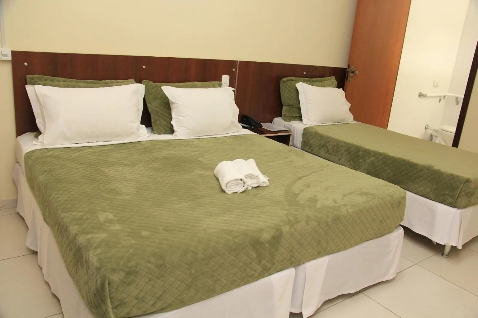 Bed in Hotel Zandoná
