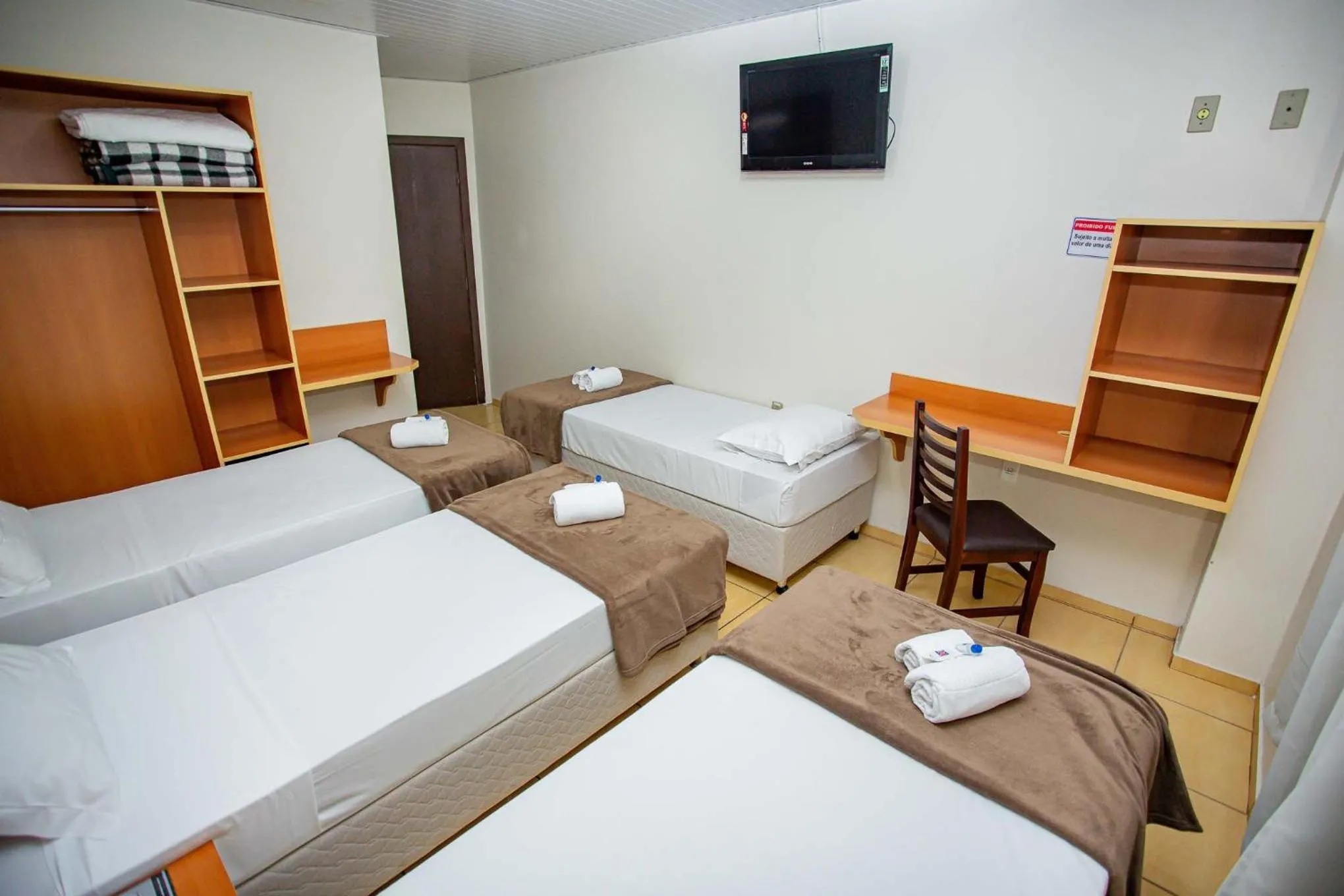 Bed in Hotel Zandoná