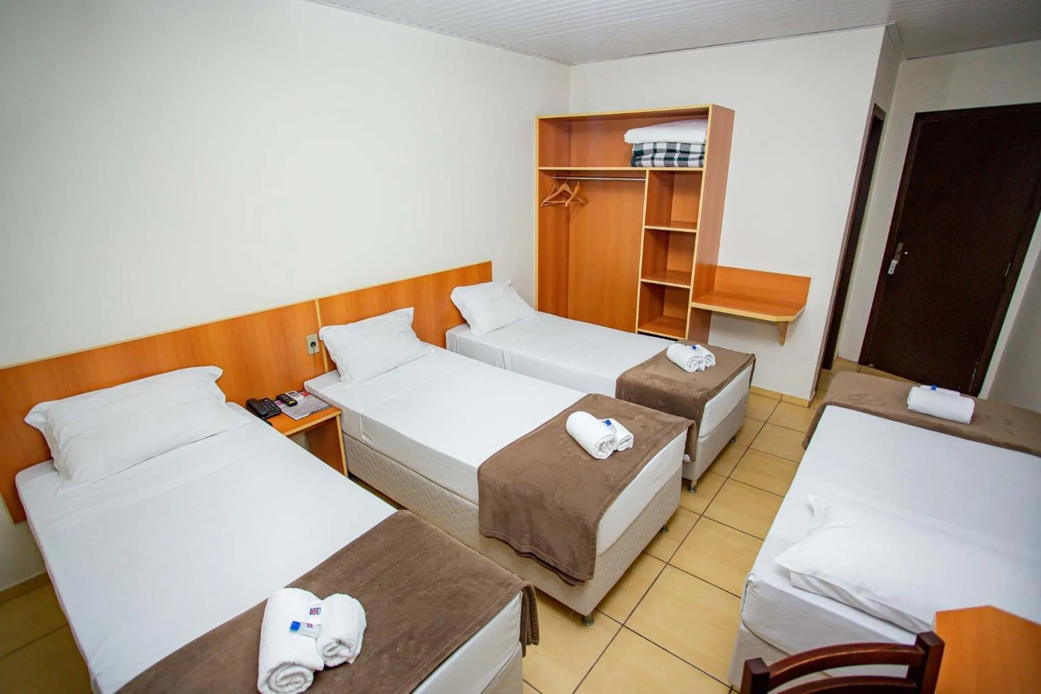 Bed in Hotel Zandoná