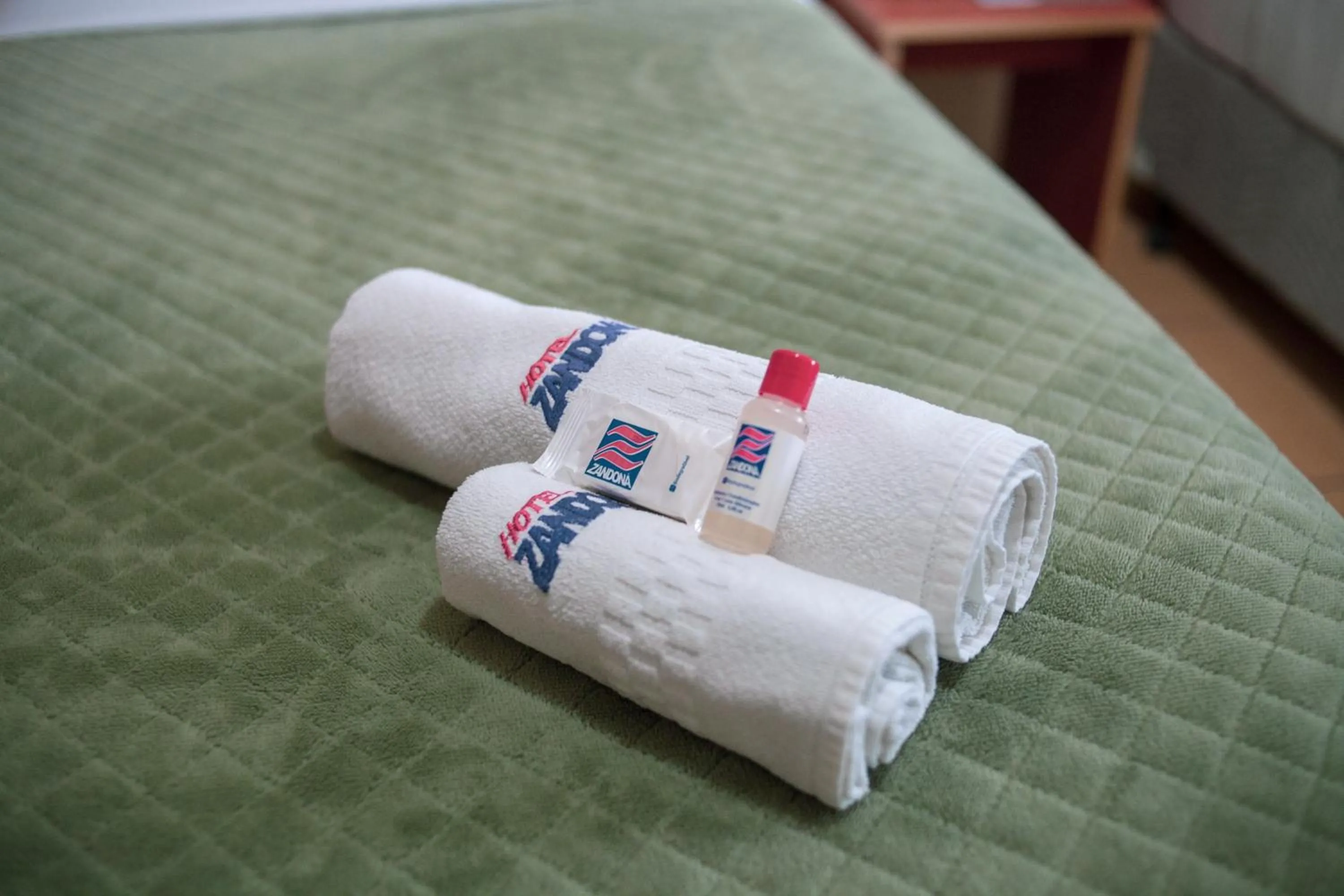 Bed in Hotel Zandoná