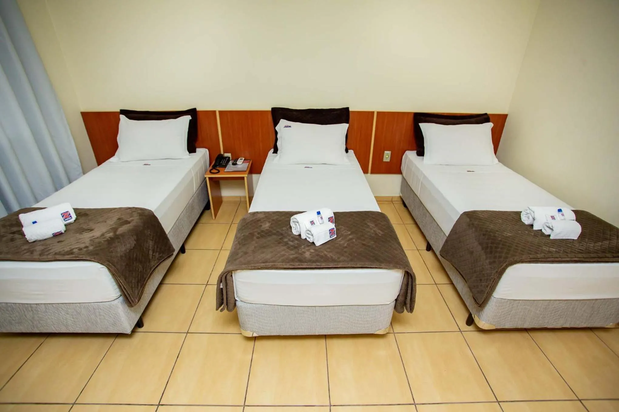 Bed in Hotel Zandoná