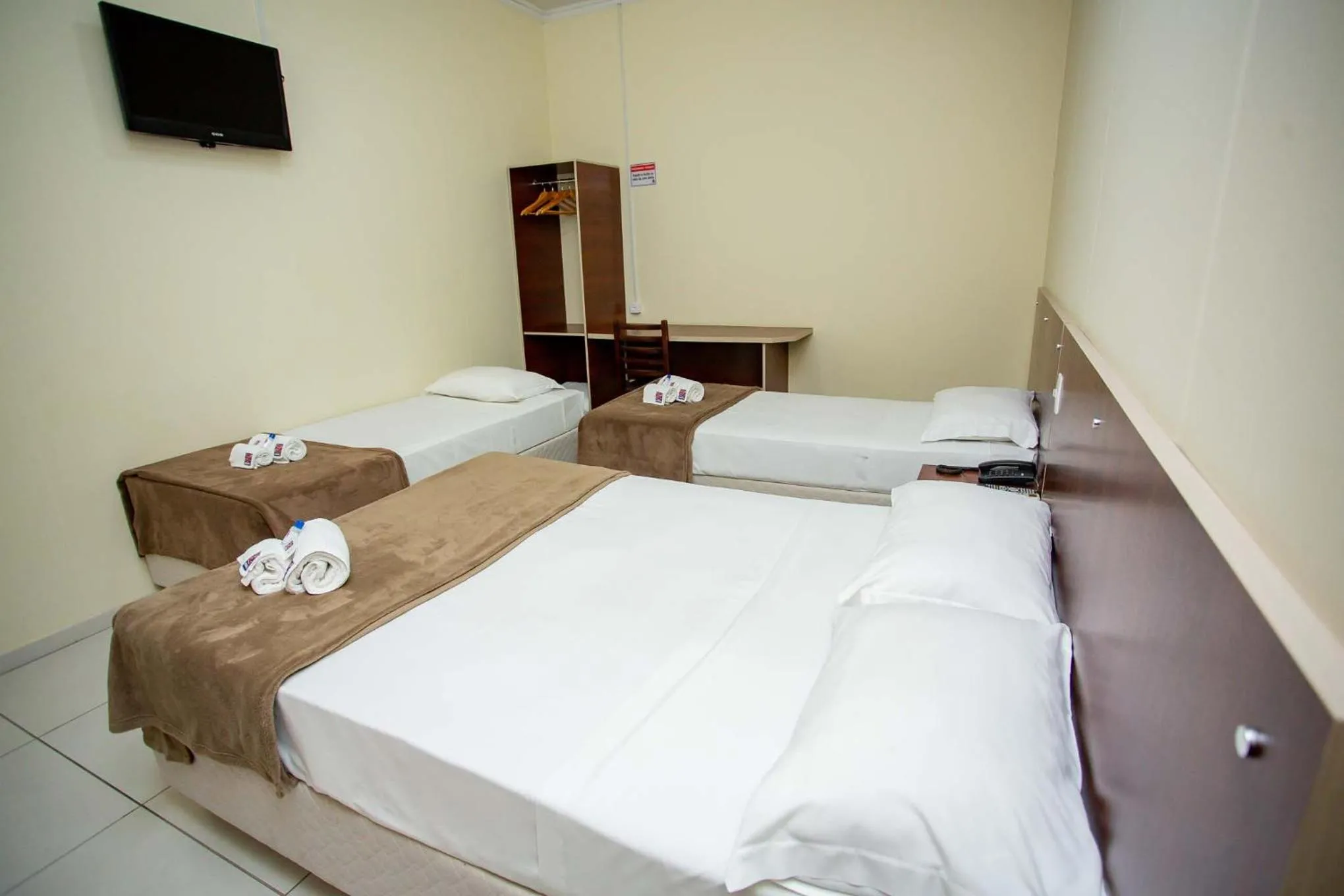 Bed in Hotel Zandoná