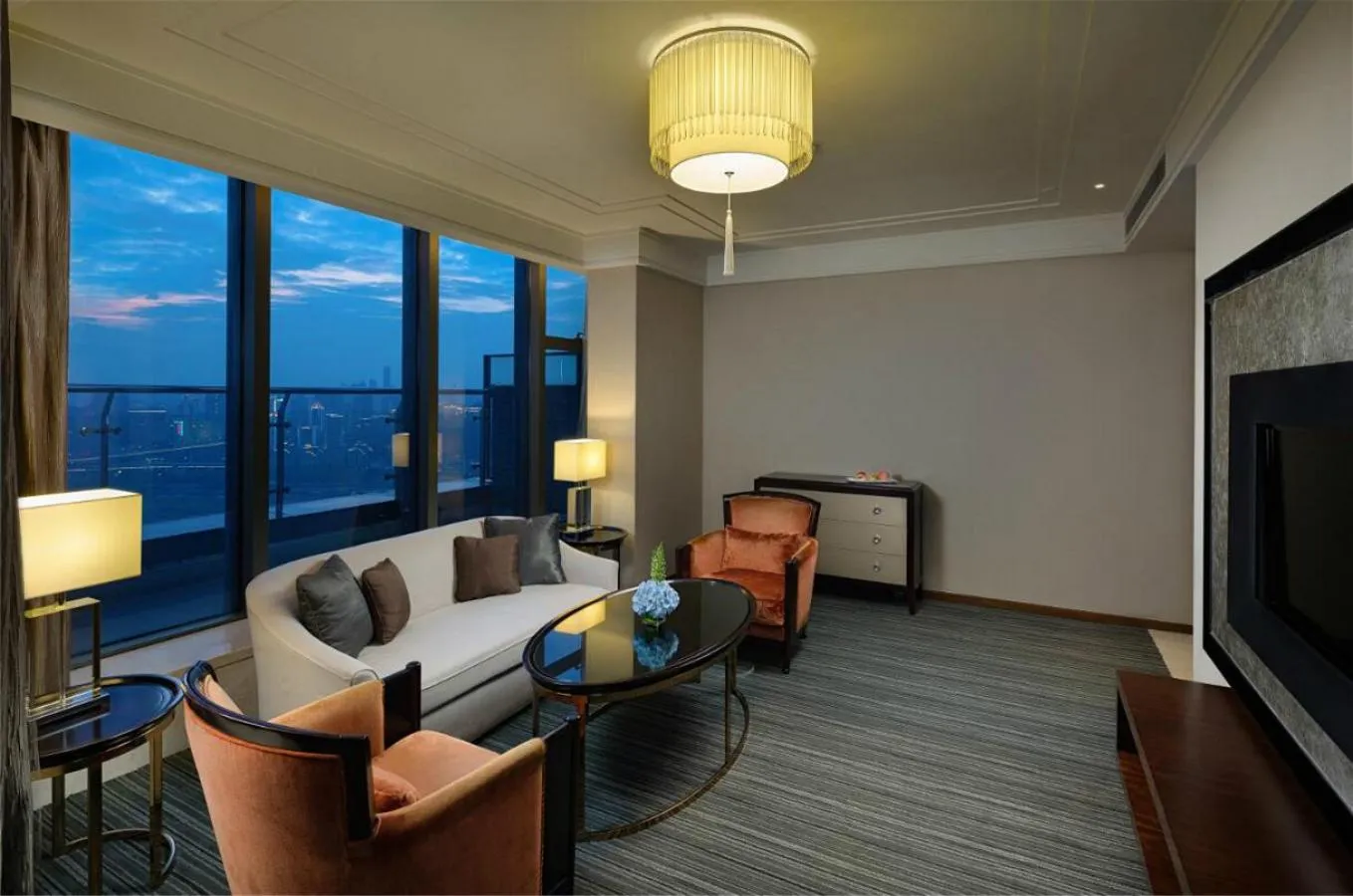 Living room in Radisson Blu Plaza Chongqing