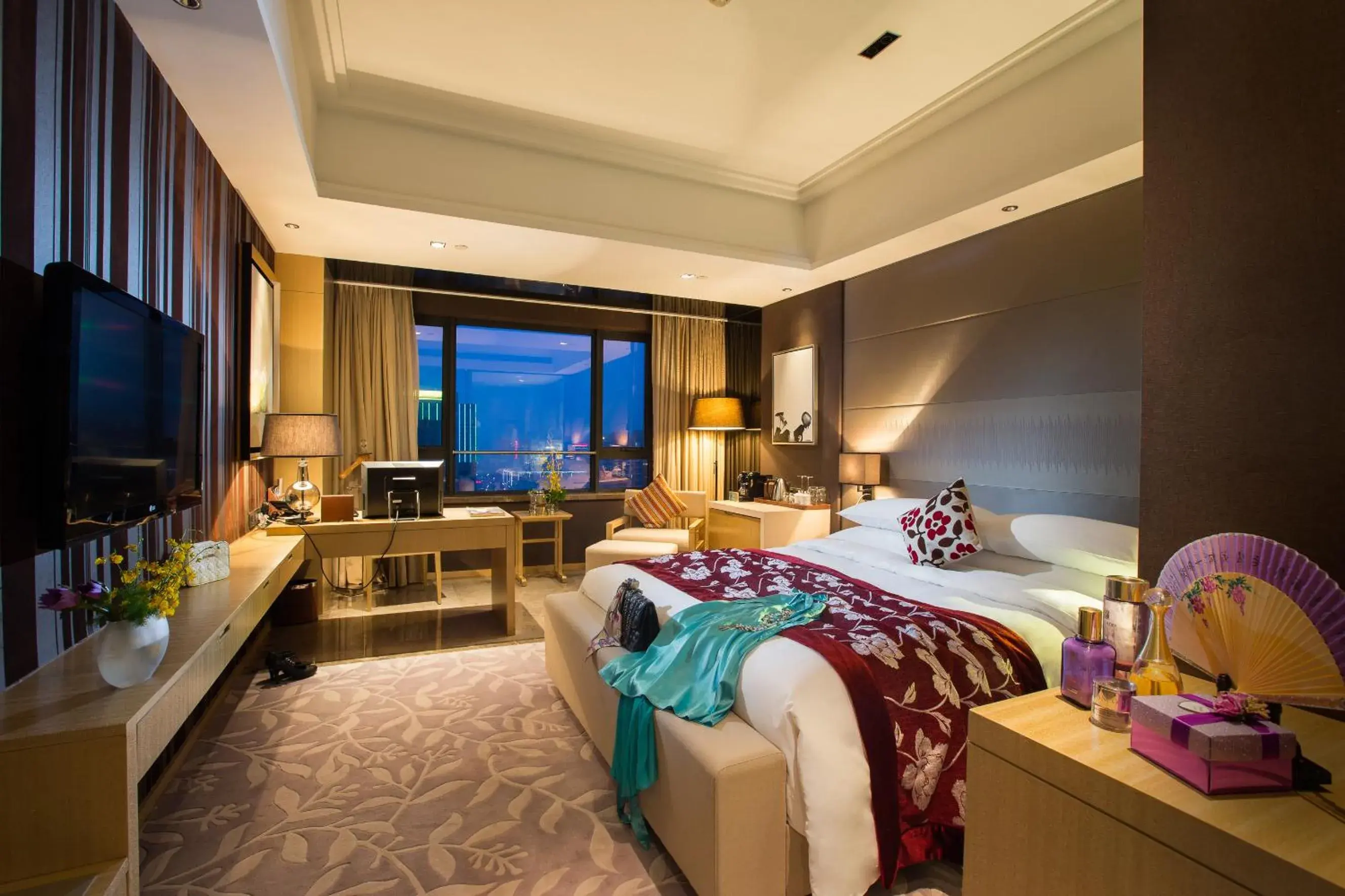 Photo of the whole room, Bed in Shaoxing Tianma Grand Hotel Photo of the whole room, Bed in Shaoxing Tianma Grand Hotel