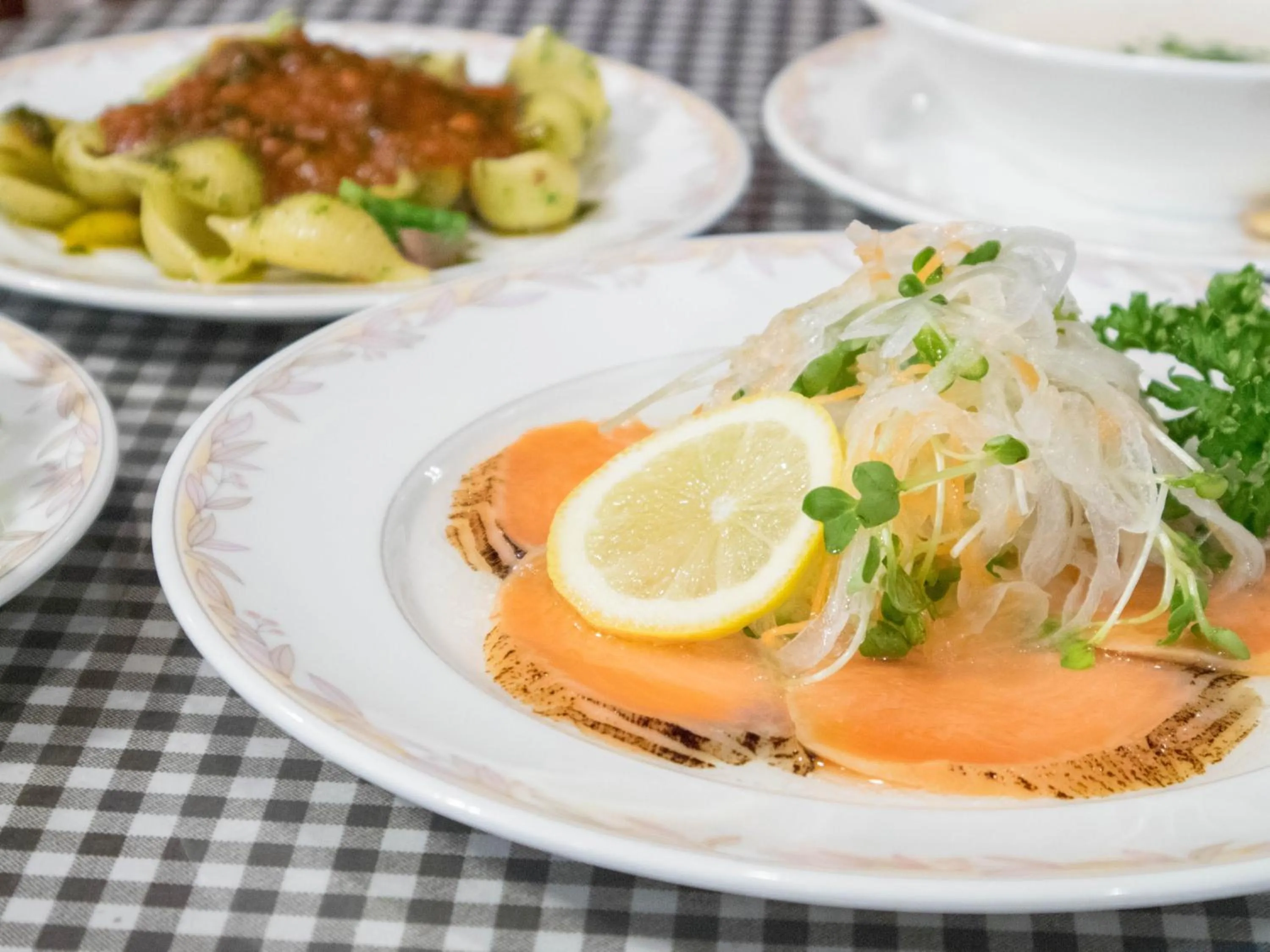 Dinner in Pension Eden