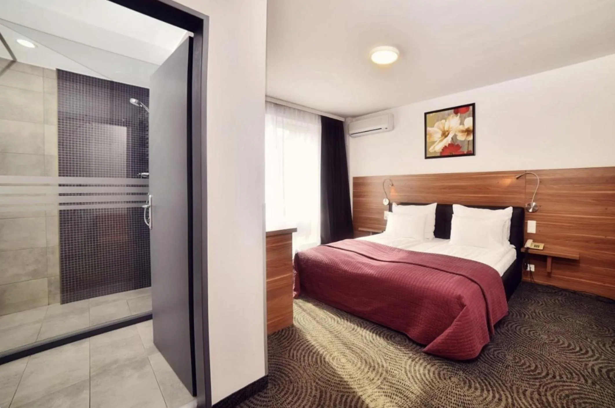 Bed in Hotel President