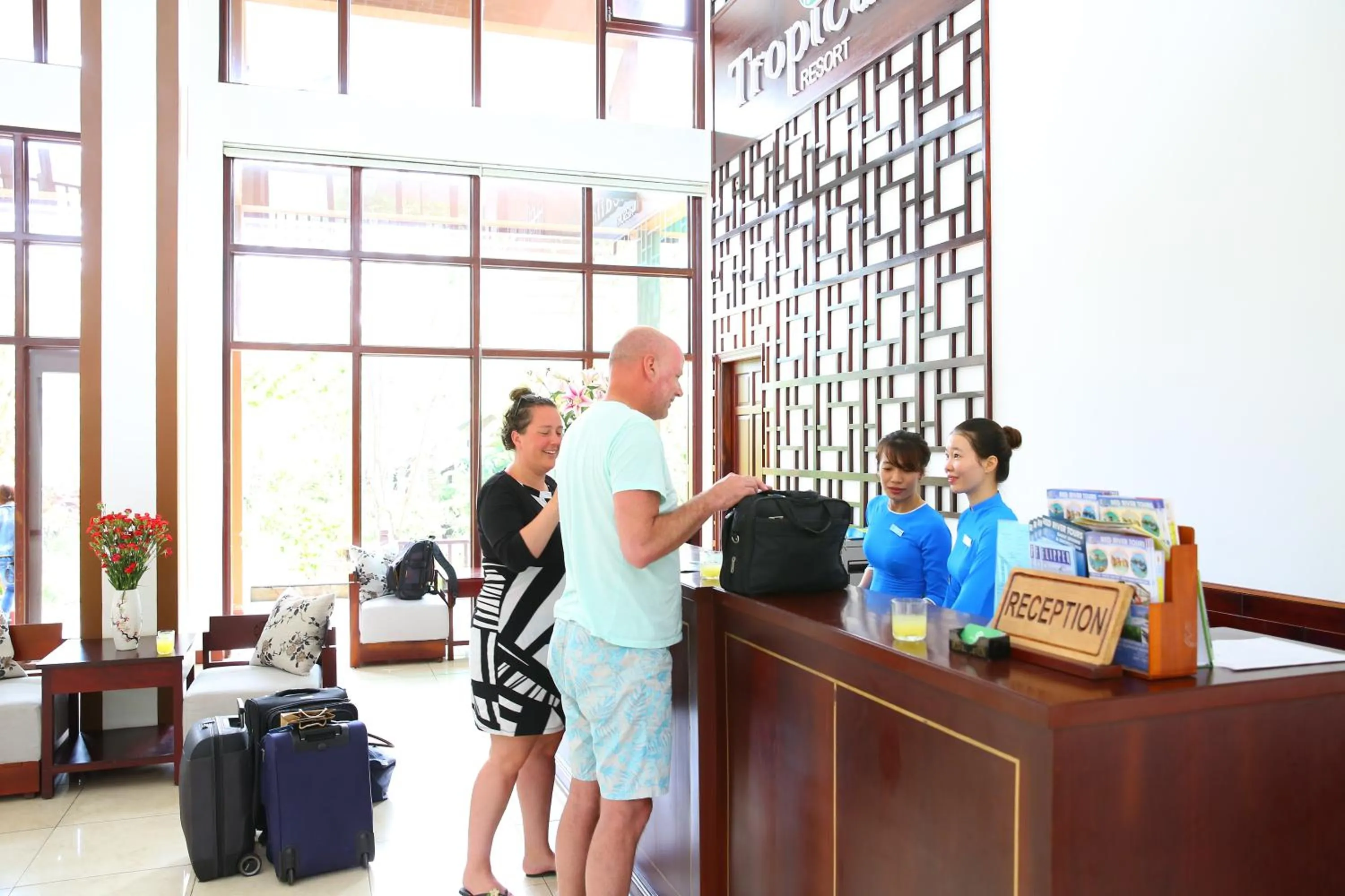 Lobby or reception in Tropicana Resort Phu Quoc