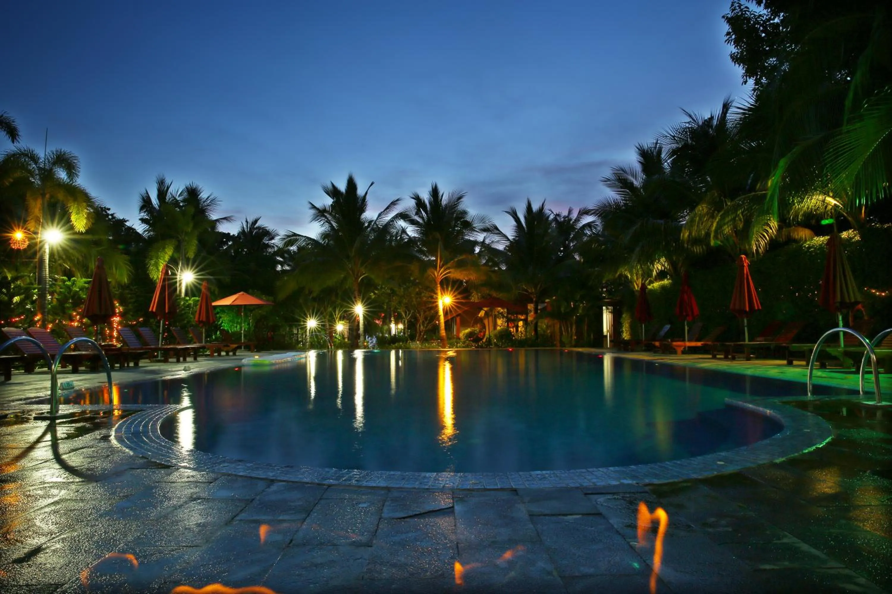 Pool view in Tropicana Resort Phu Quoc