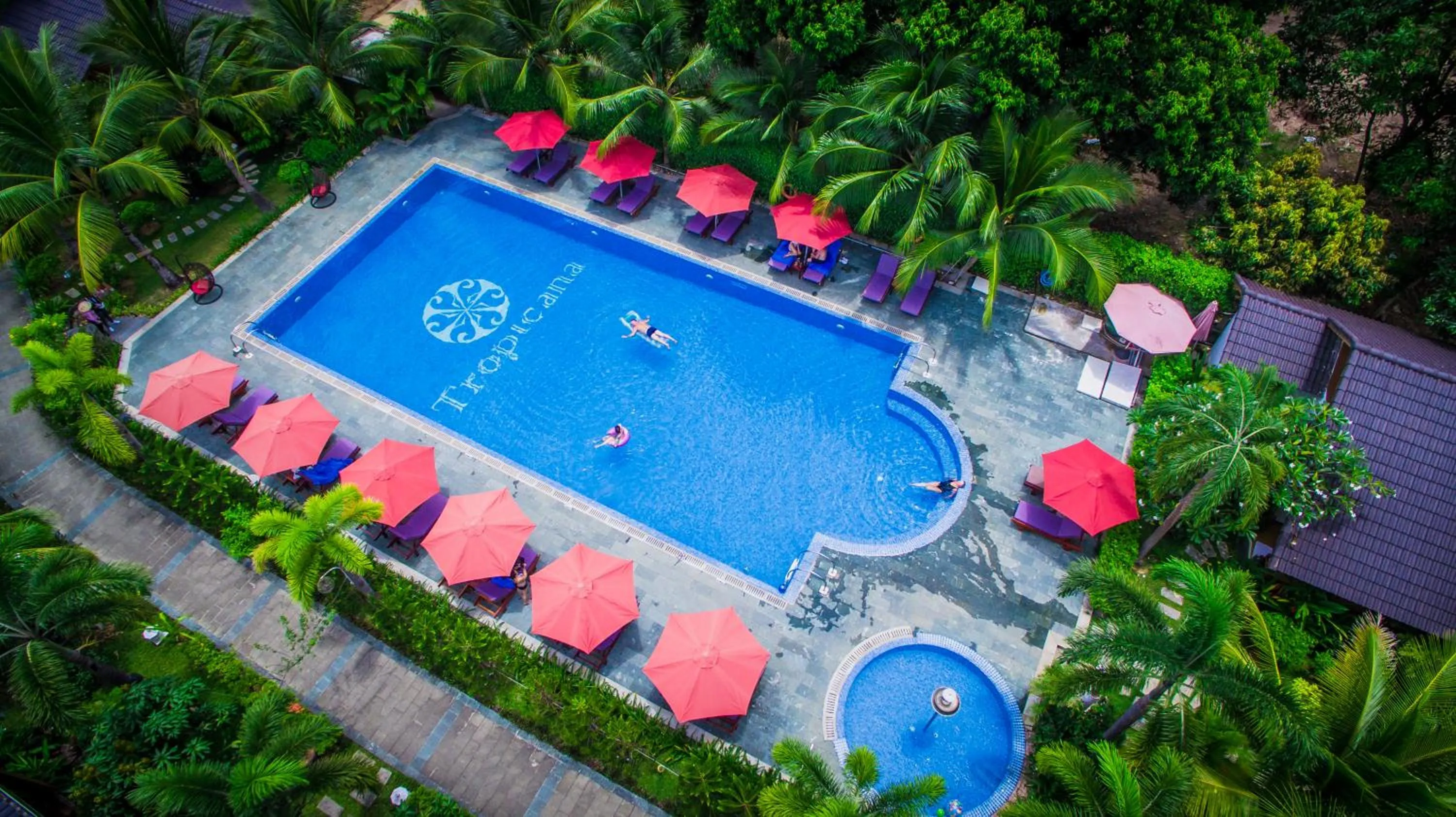 Pool view in Tropicana Resort Phu Quoc