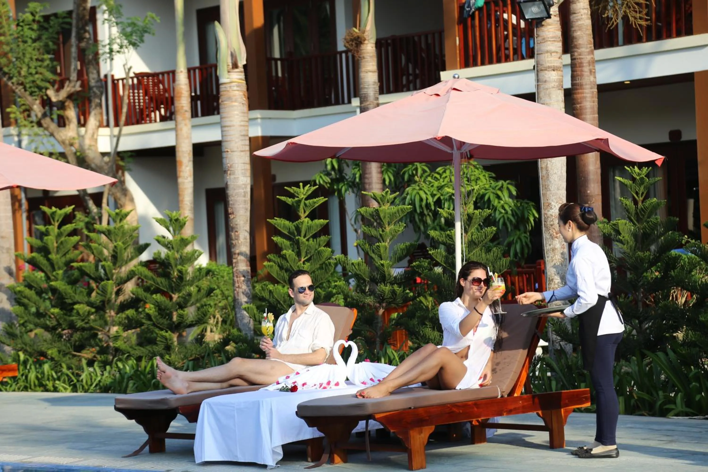 Pool view in Tropicana Resort Phu Quoc