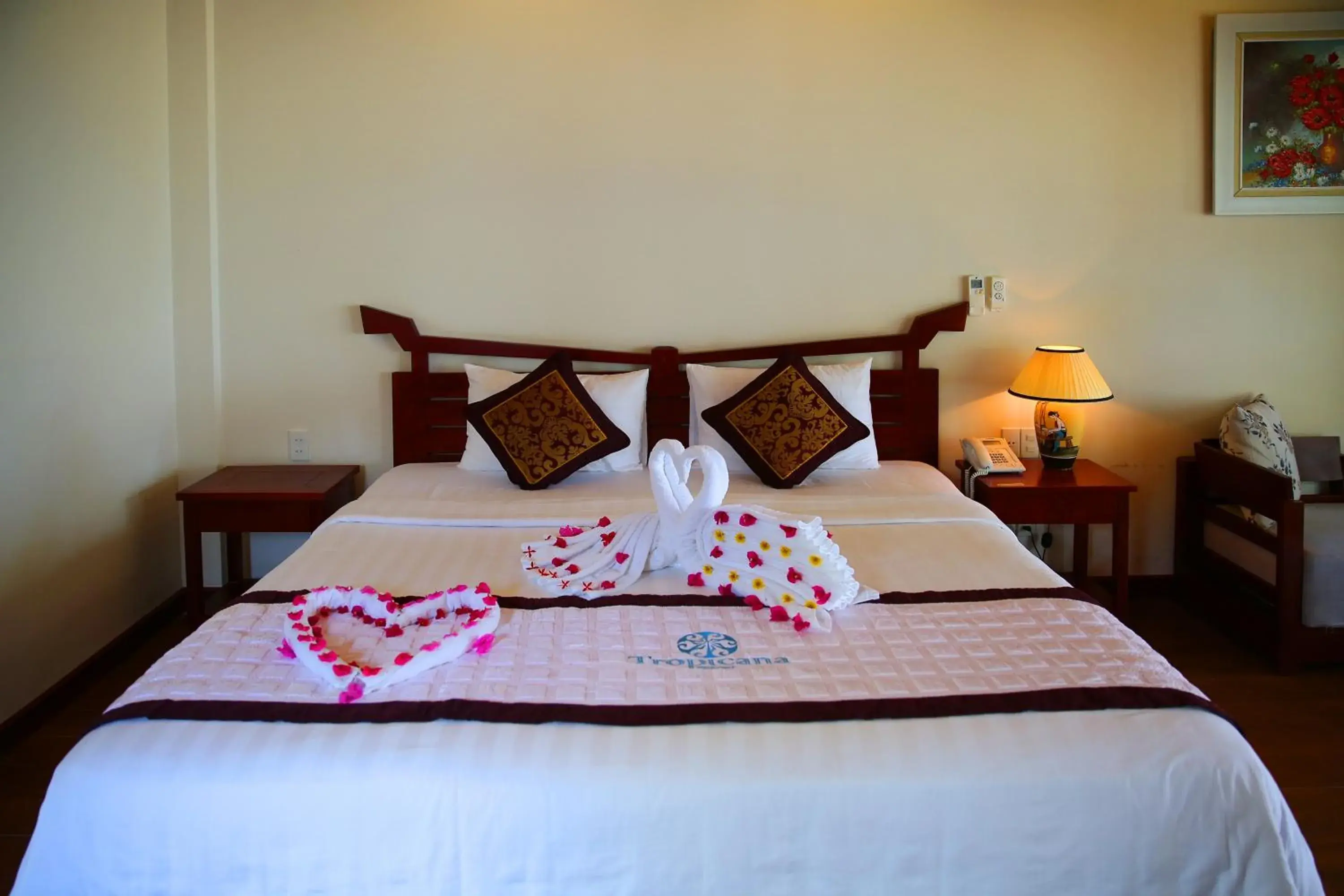 Bed in Tropicana Resort Phu Quoc Bed in Tropicana Resort Phu Quoc