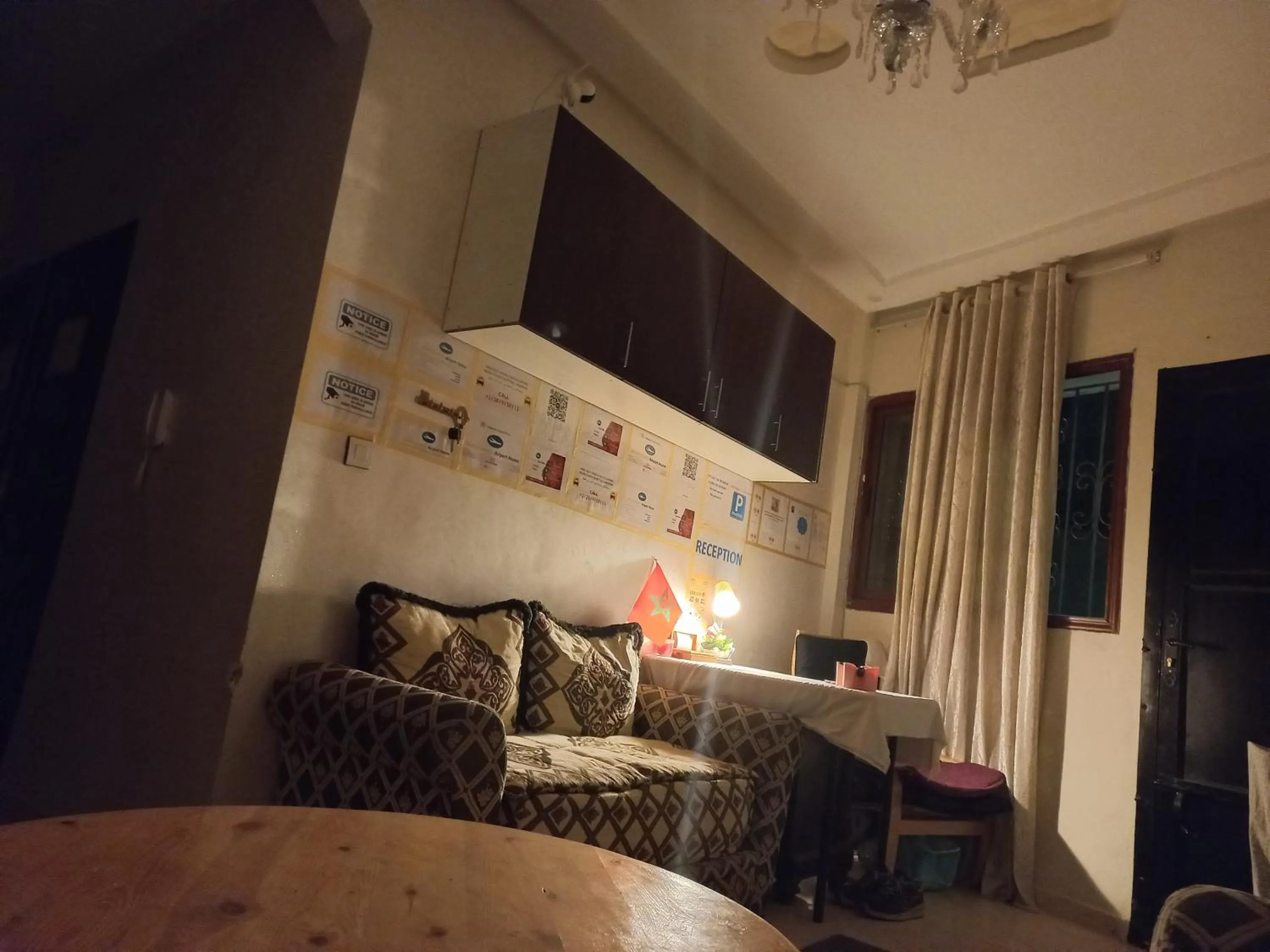 Seating area, Bed in Mohammed V Airport HOME