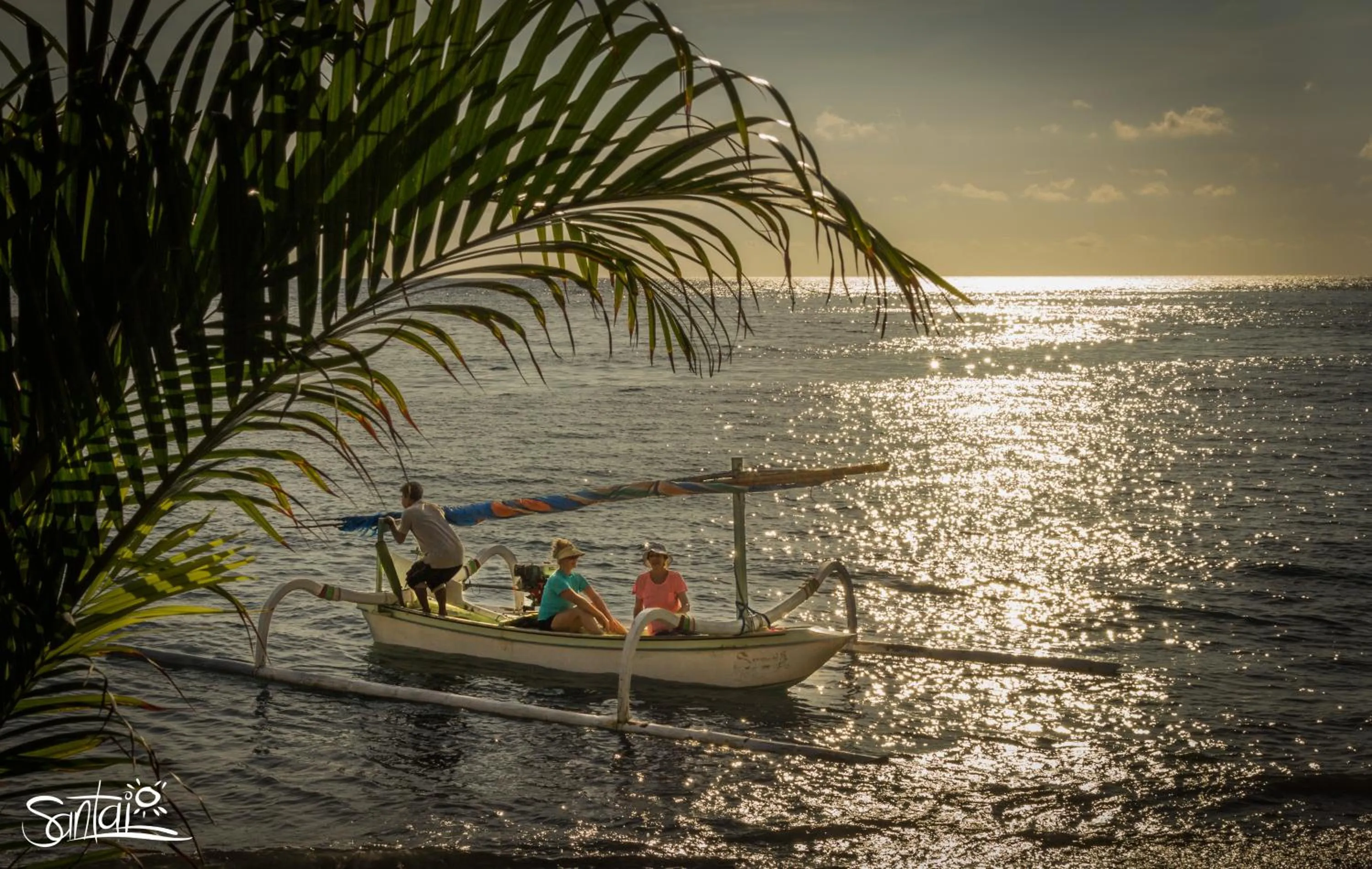 Text overlay in Santai Hotel