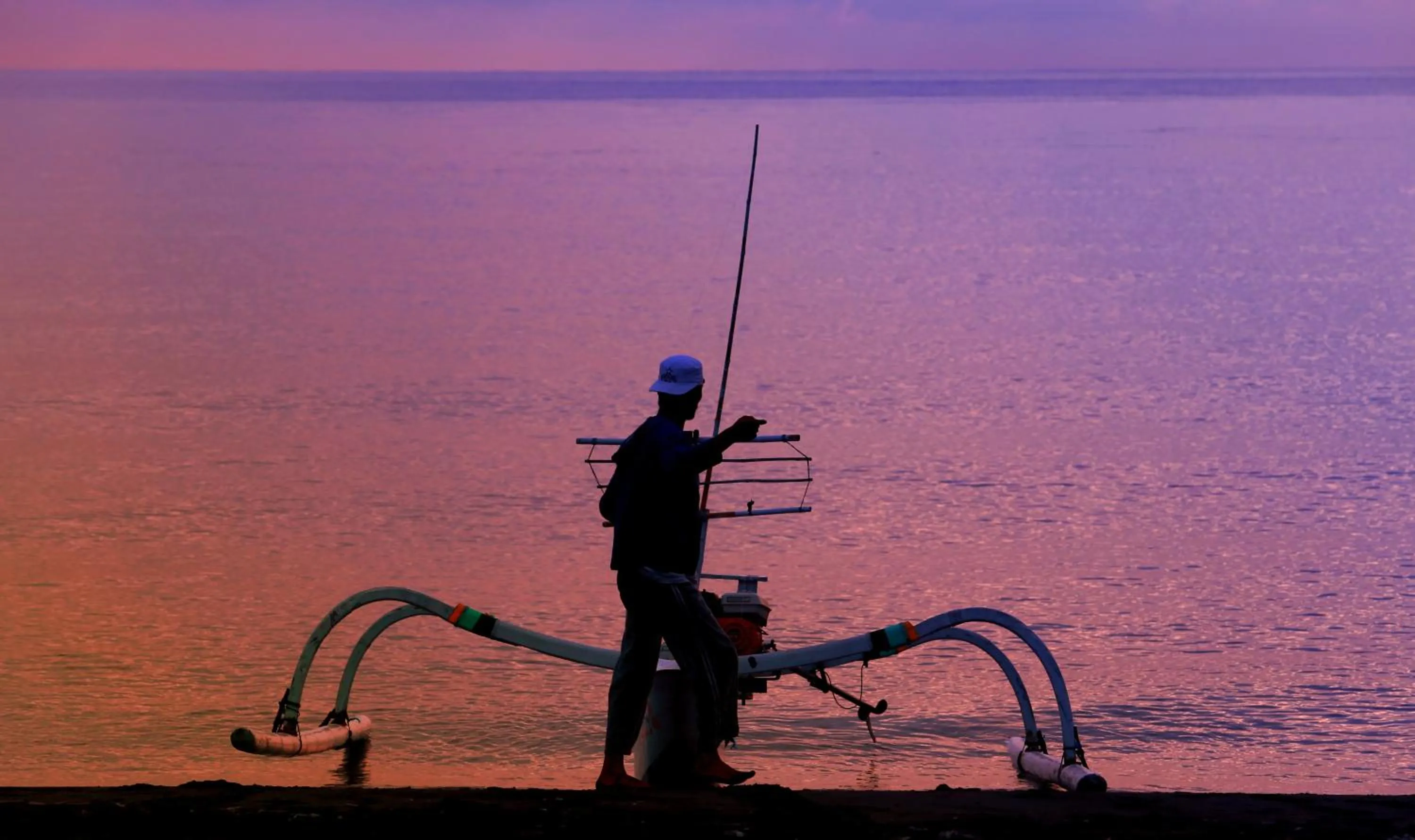 Fishing in Santai Hotel