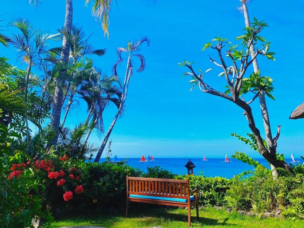 Garden view in Santai Hotel