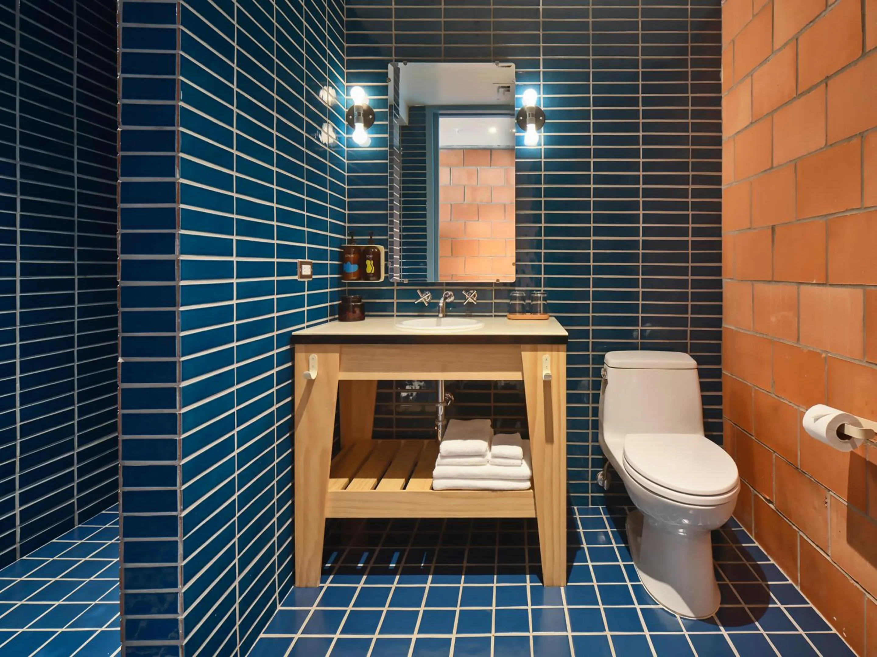 Bathroom in The Carpenter Hotel