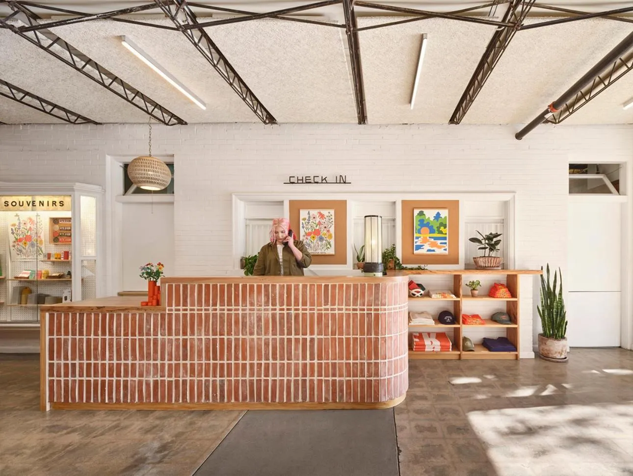 Lobby or reception in The Carpenter Hotel