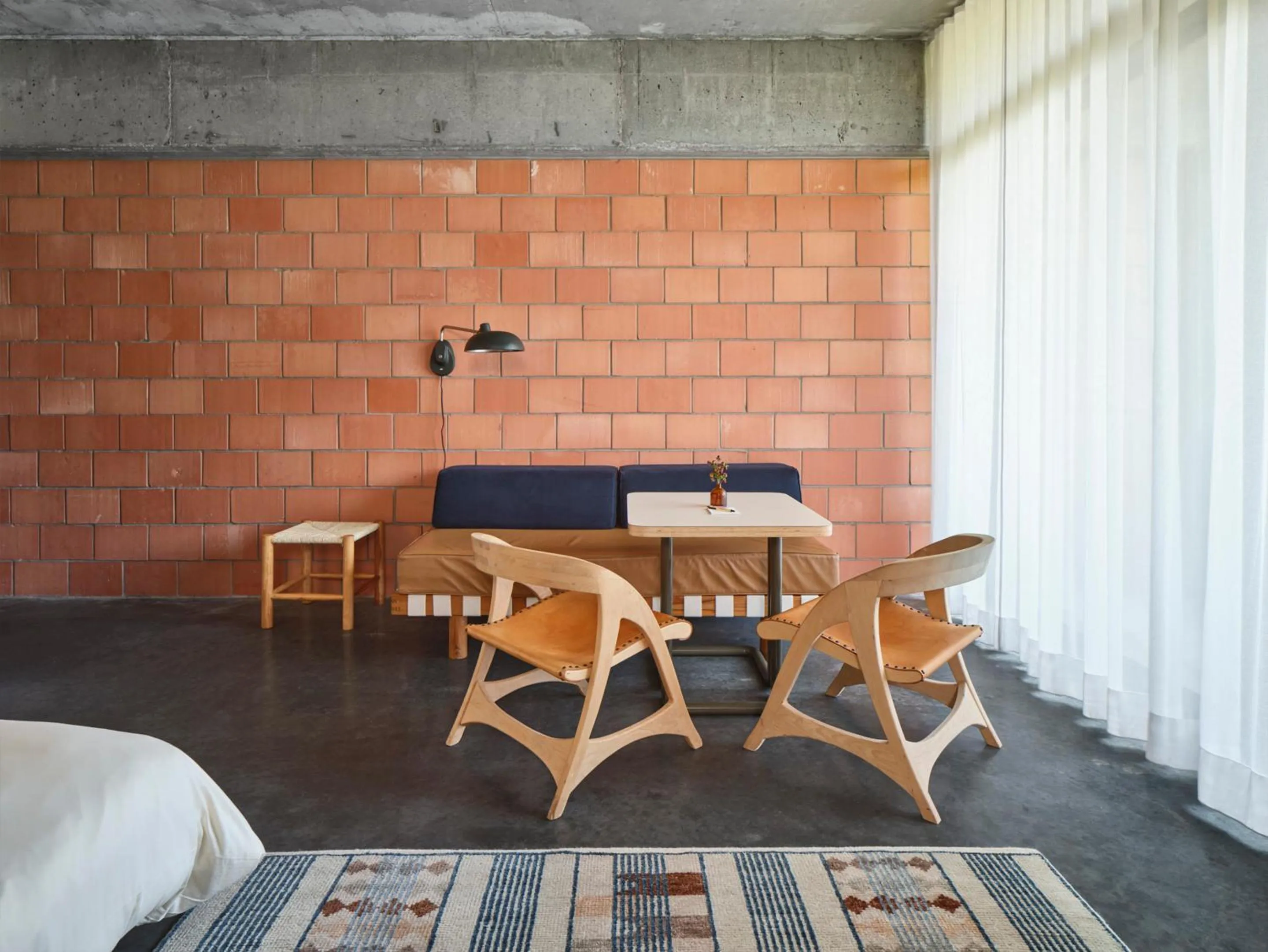 Seating area in The Carpenter Hotel