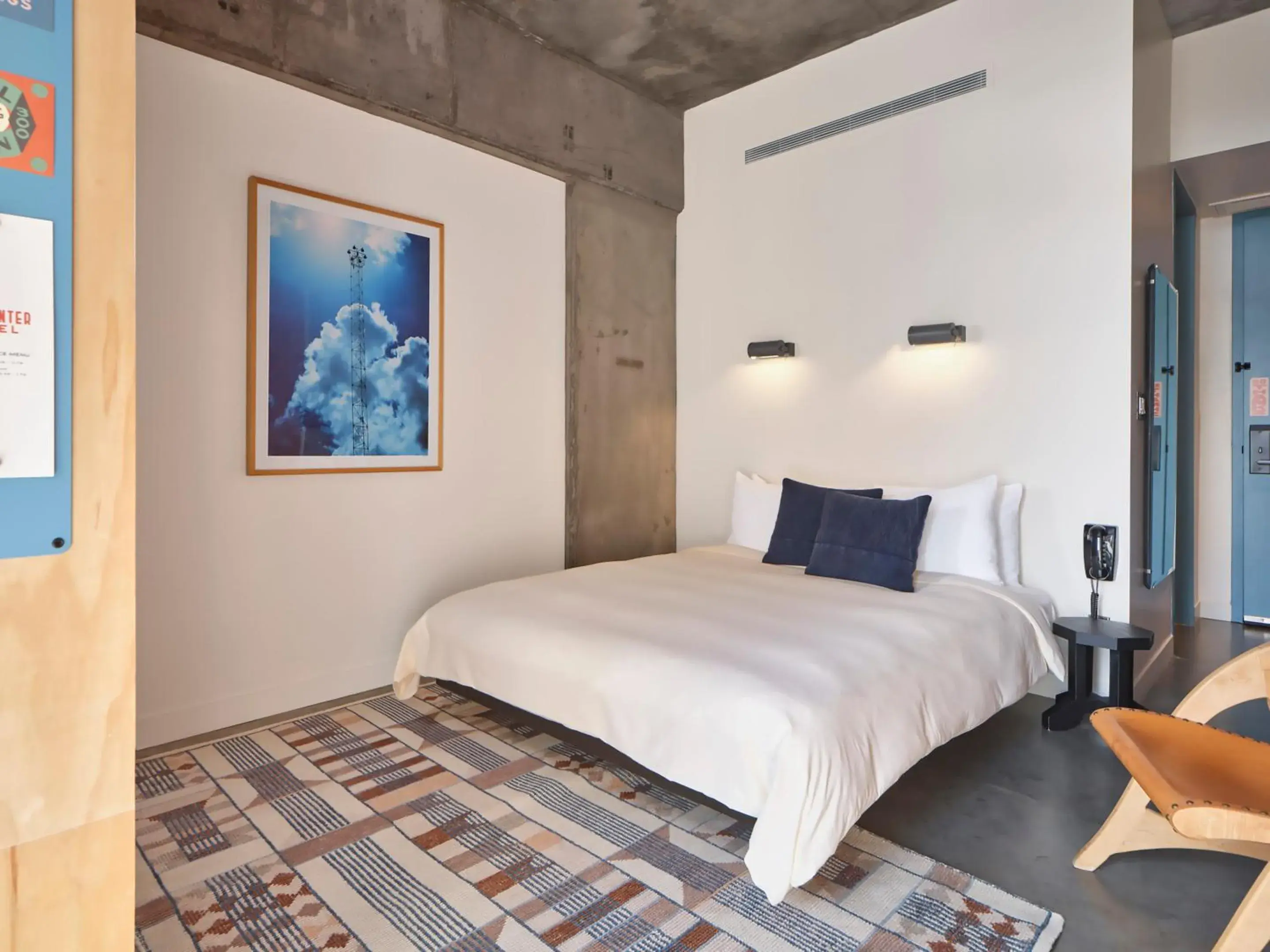 Bedroom, Bed in The Carpenter Hotel Bedroom, Bed in The Carpenter Hotel