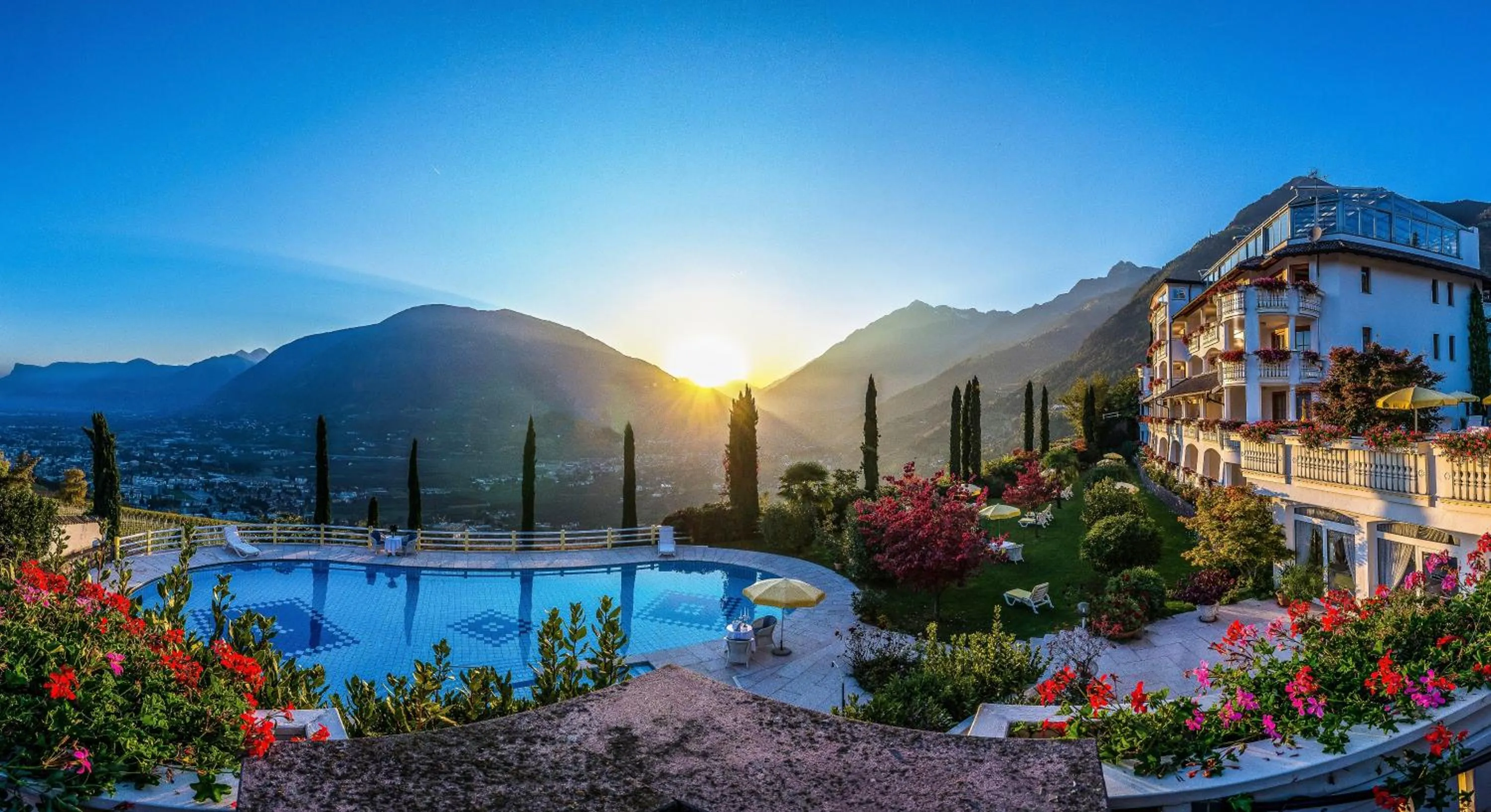Swimming pool in Panorama Vital Hotel Rimmele