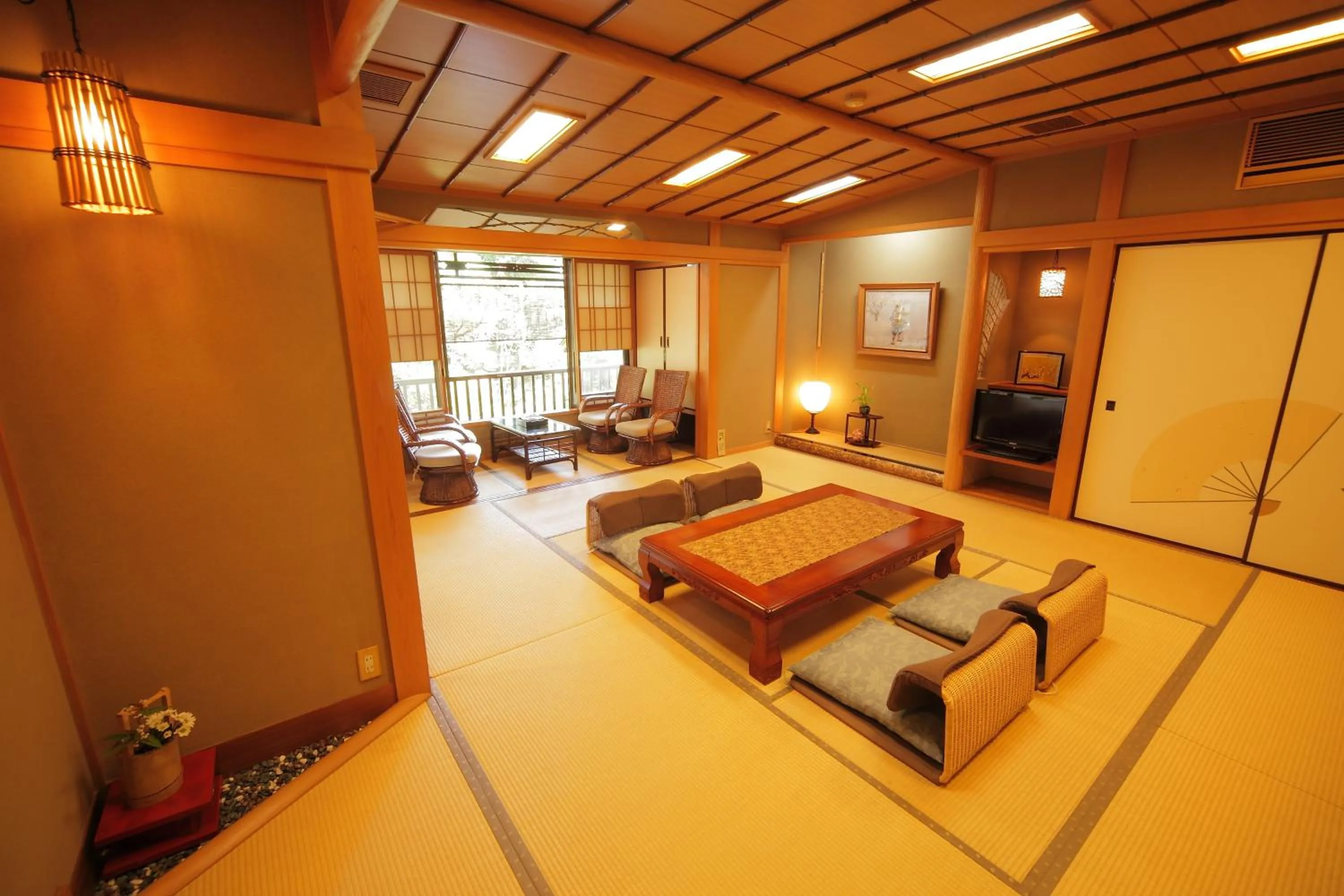 Photo of the whole room, Bed in Morizuya