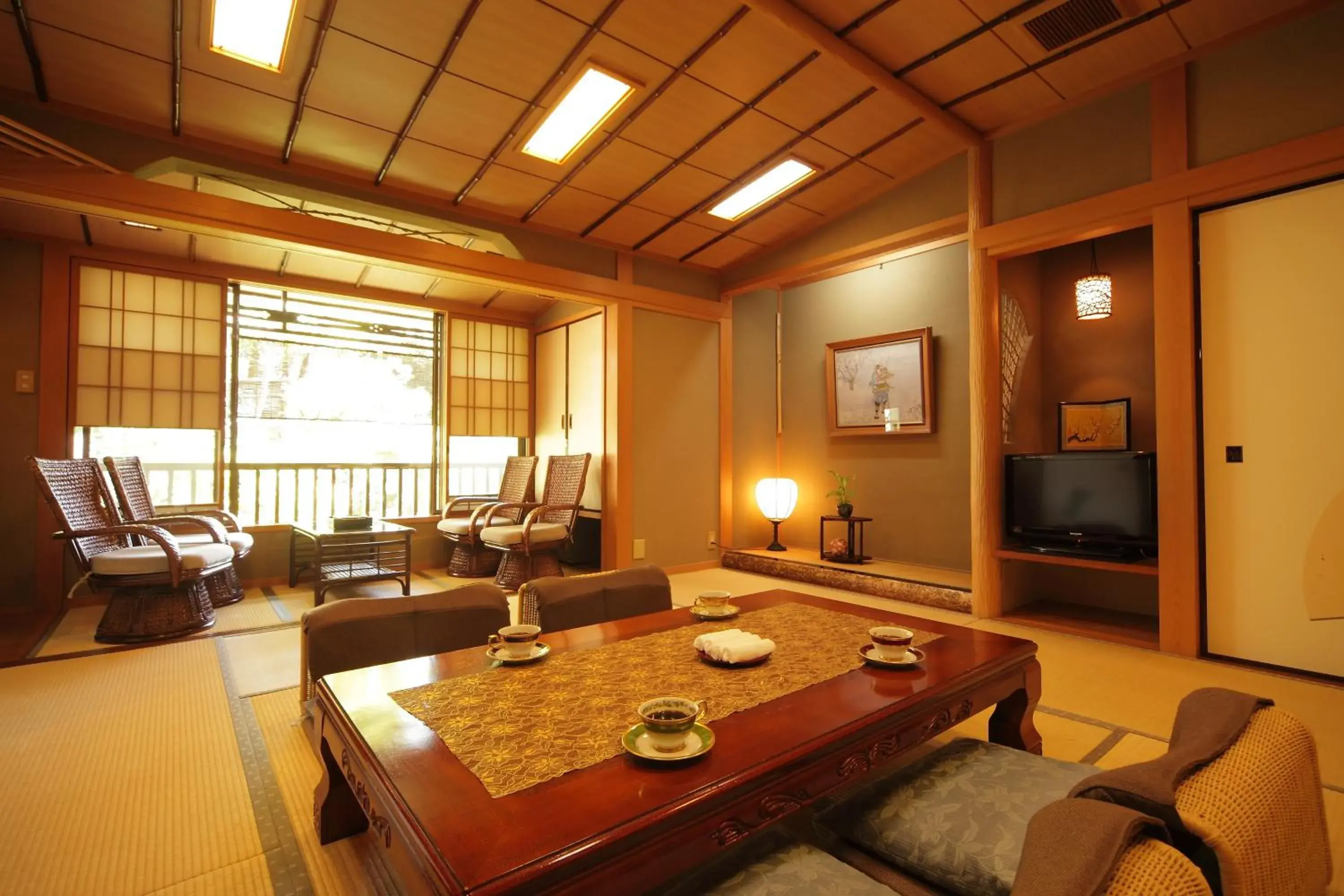 Japanese-Style Quadruple Room with Shared Bathroom in Morizuya Japanese-Style Quadruple Room with Shared Bathroom in Morizuya