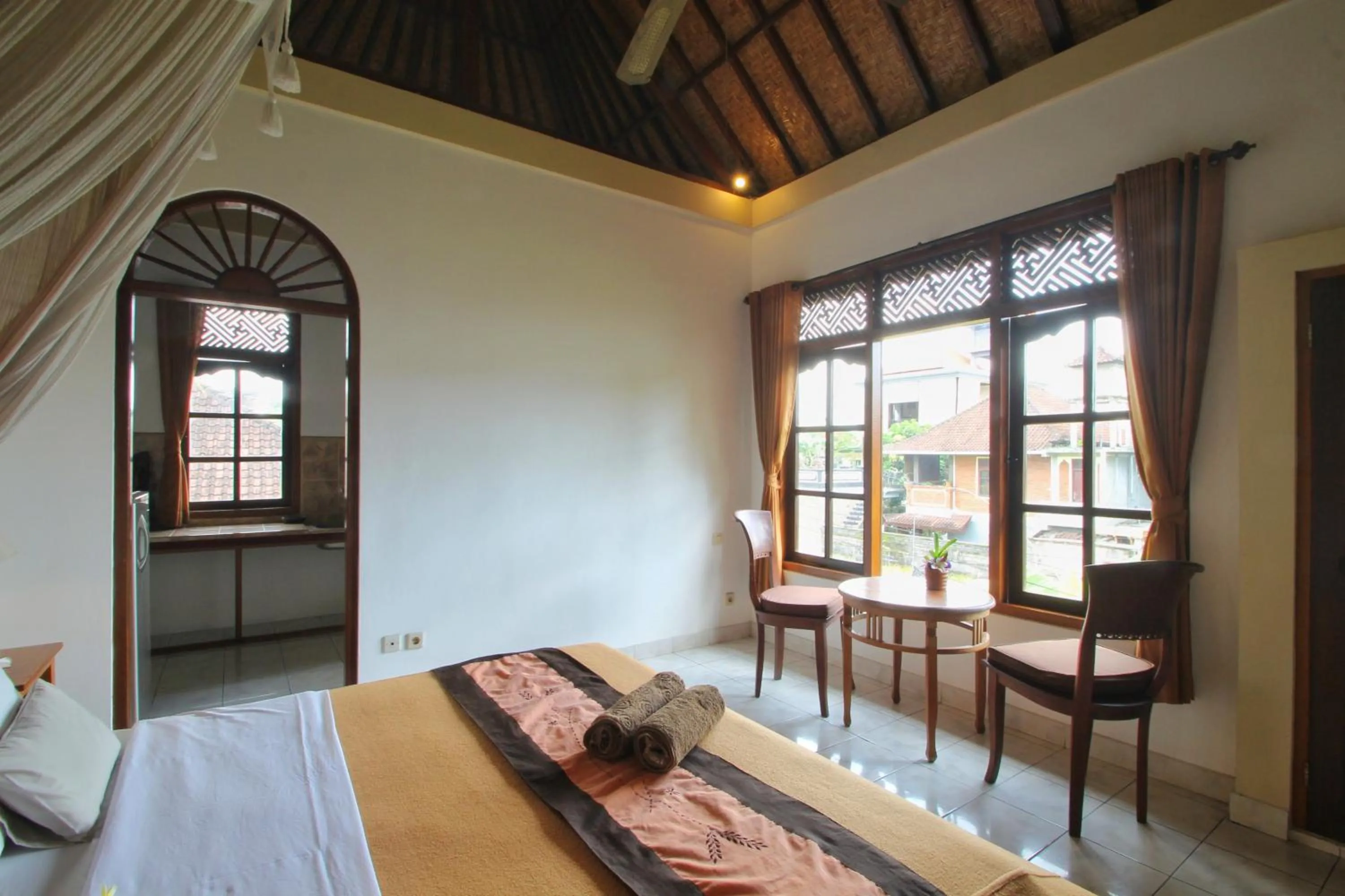 Bed in Hibiscus Cottages