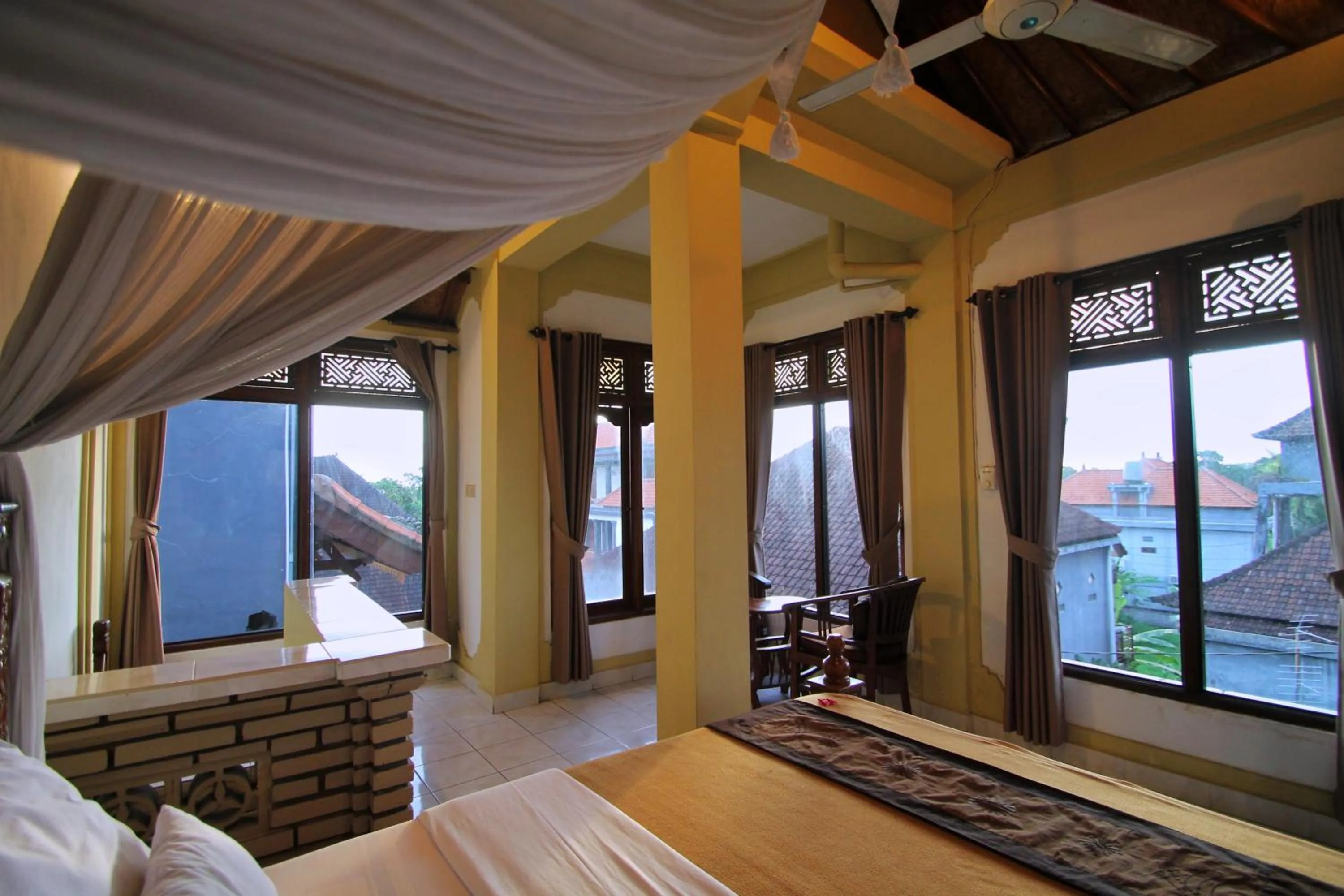 Bed in Hibiscus Cottages