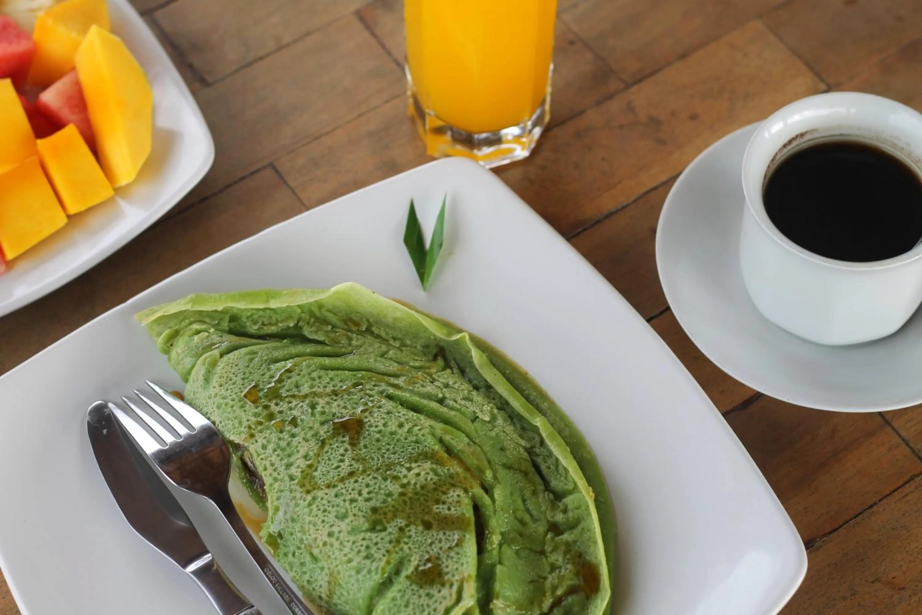 Food close-up in Hibiscus Cottages