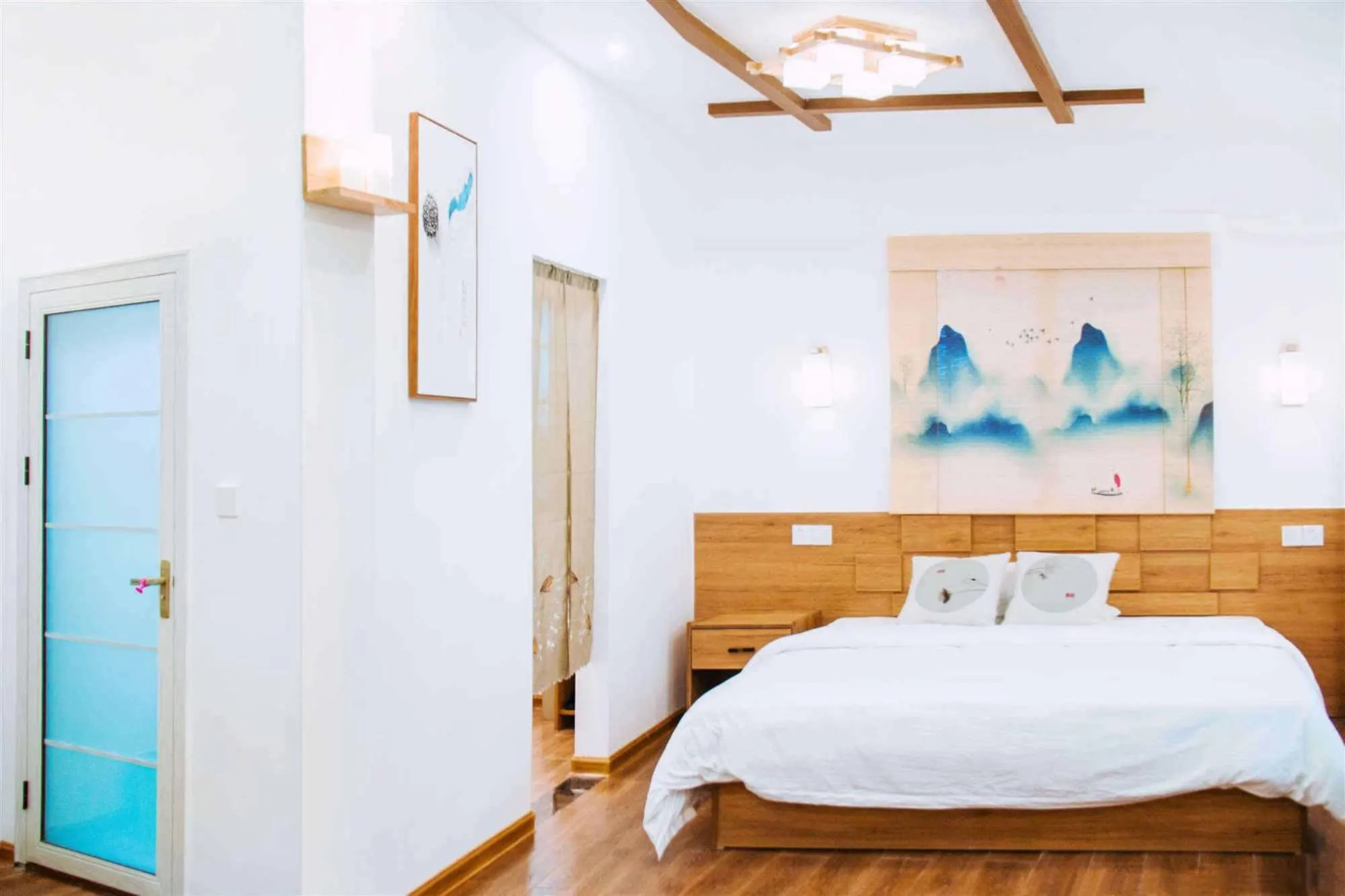 Bed in Zhangjiajie Tingyutang Little Yard