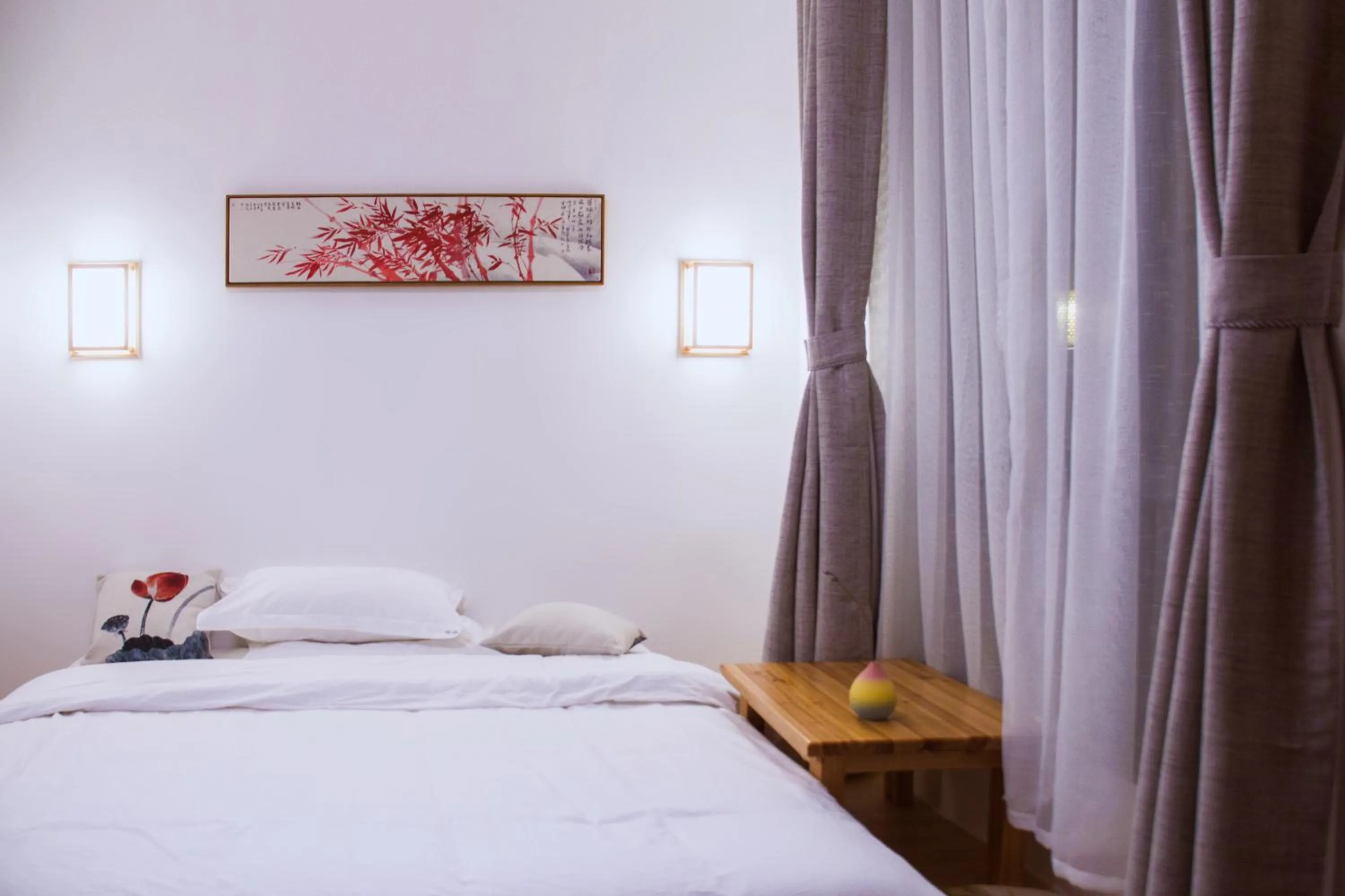 Bed in Zhangjiajie Tingyutang Little Yard