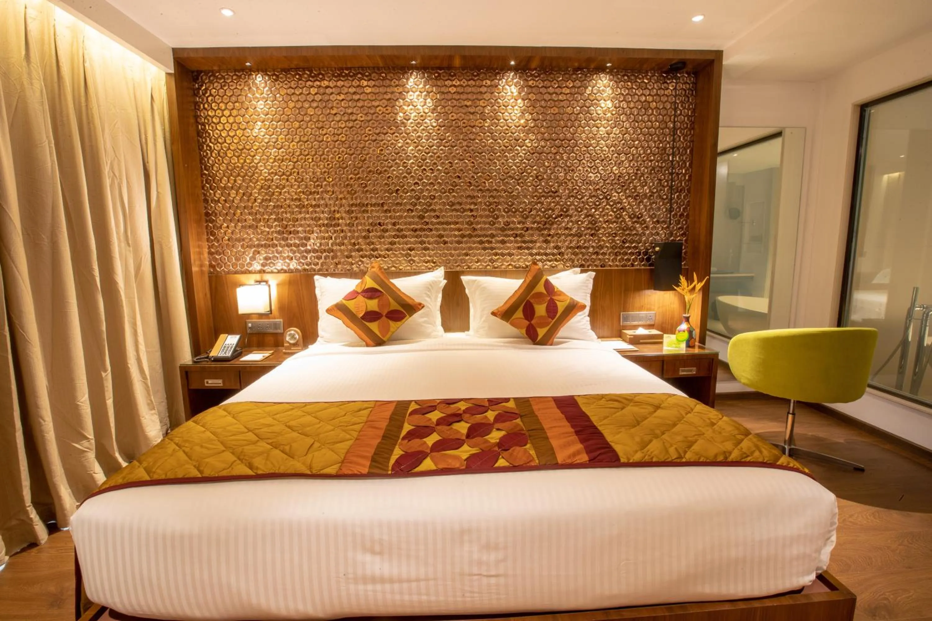 Bed in Hotel Span International