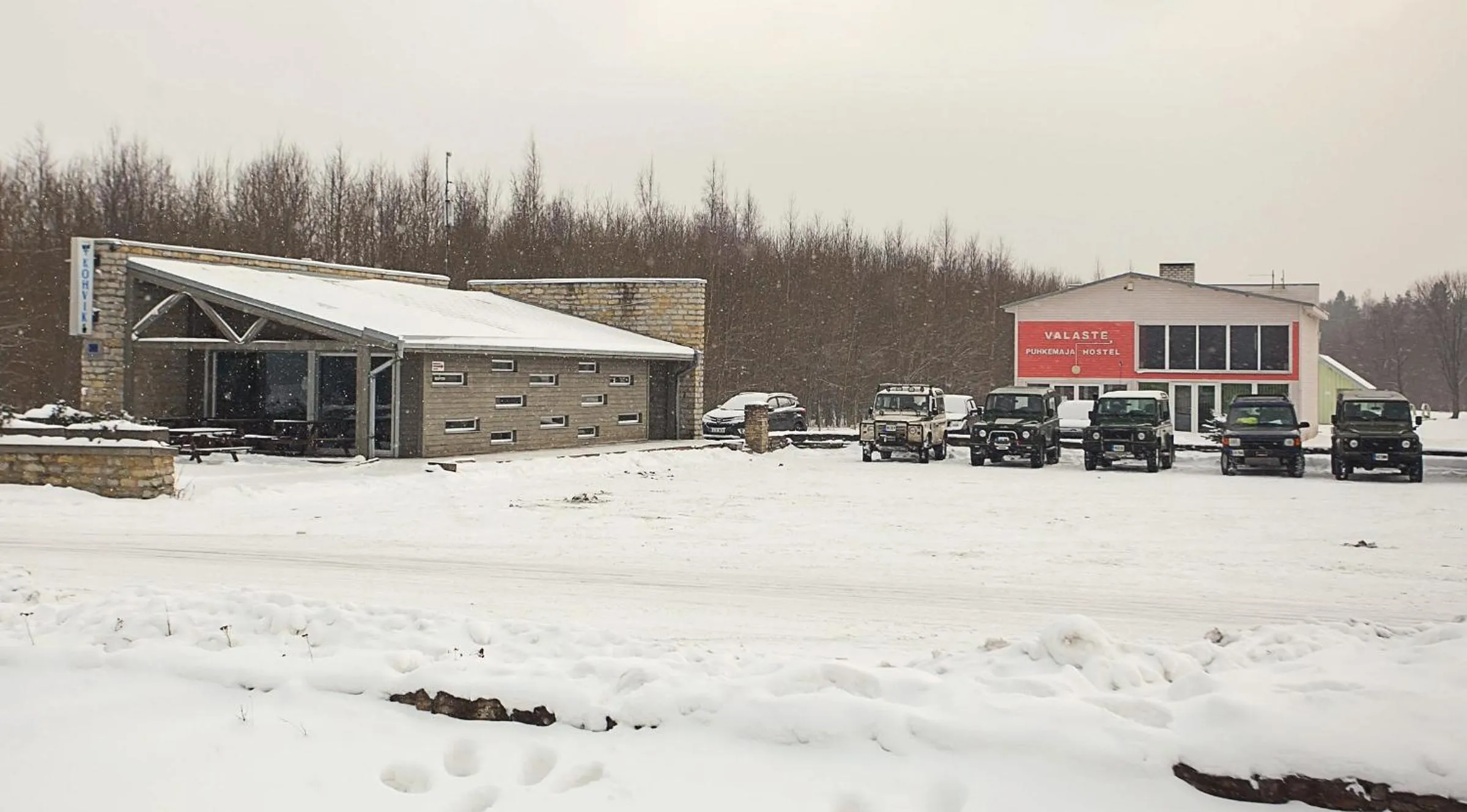 Facade/entrance in Valaste Puhkeküla